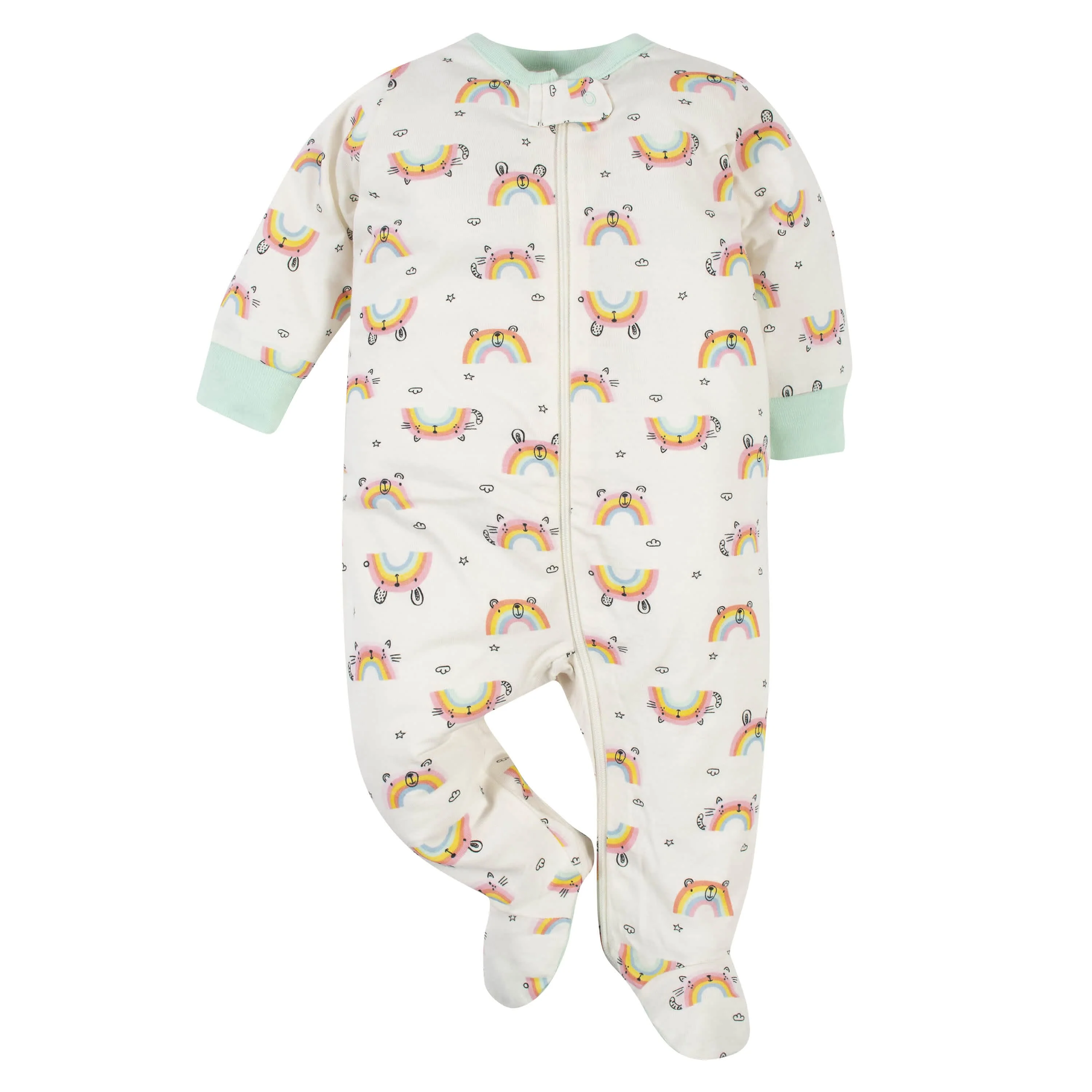 3-Pack Baby Girls Rainbow Sleep 'N Plays - Image 4
