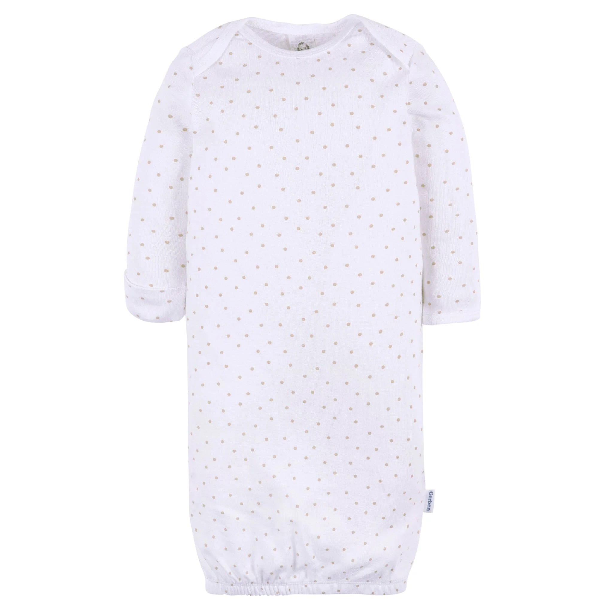 3-Pack Baby Girls Pastel Lap Shoulder Gowns - Image 5