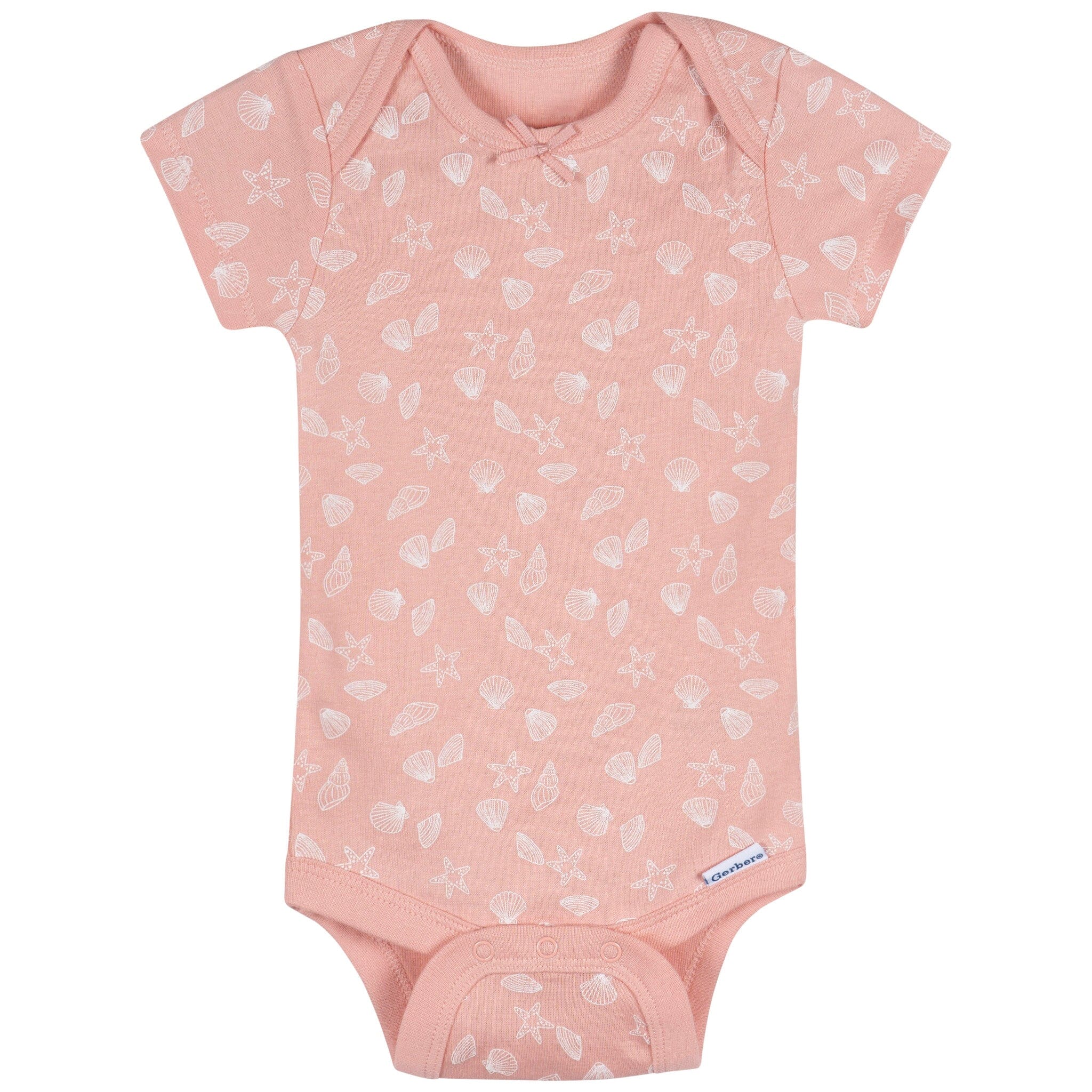 3-Pack Baby Girls She Sells Sea Shells Short Sleeve Onesies® Bodysuits - Image 6