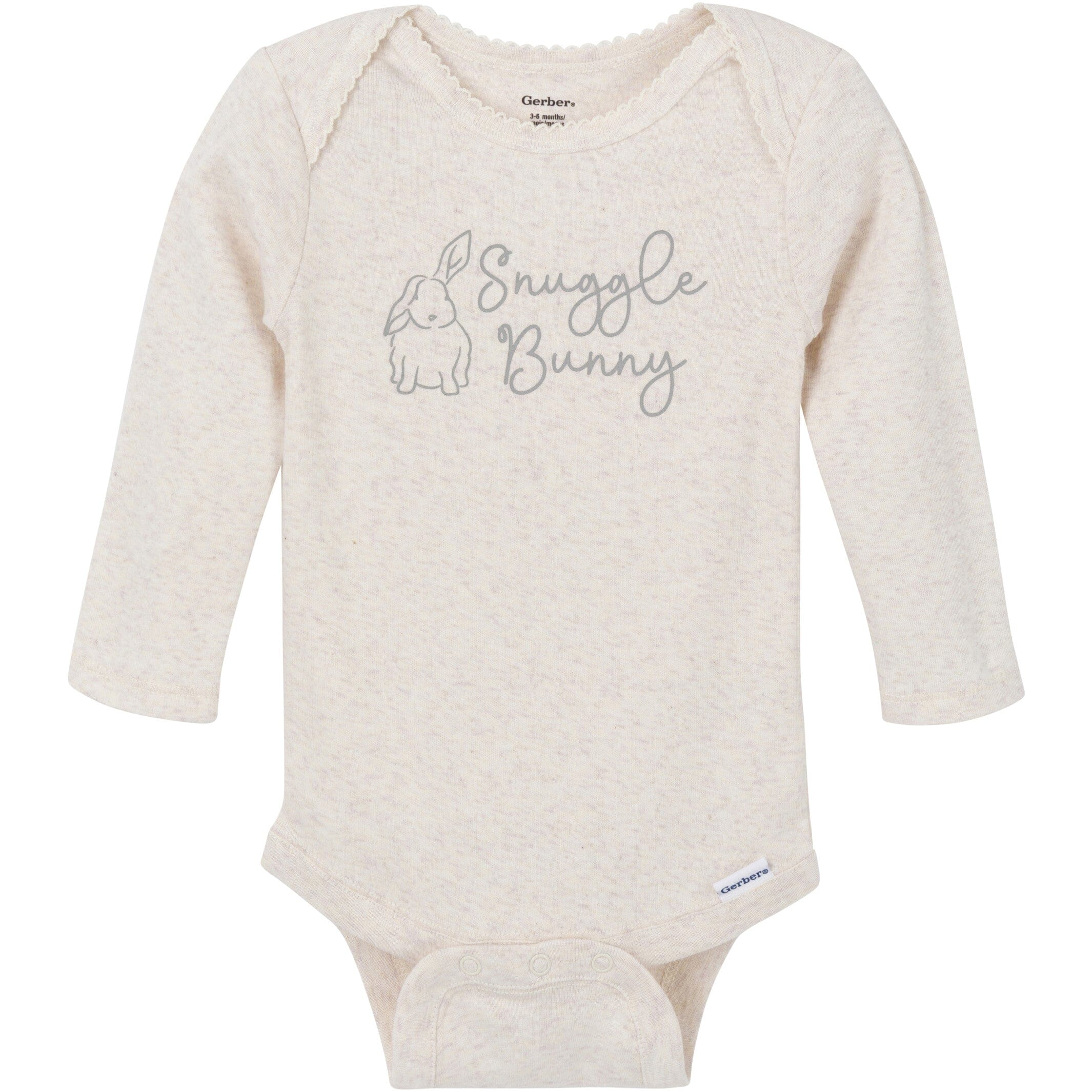 3-Pack Baby Girls Snuggle Bunny Onesies® Bodysuits - Image 4