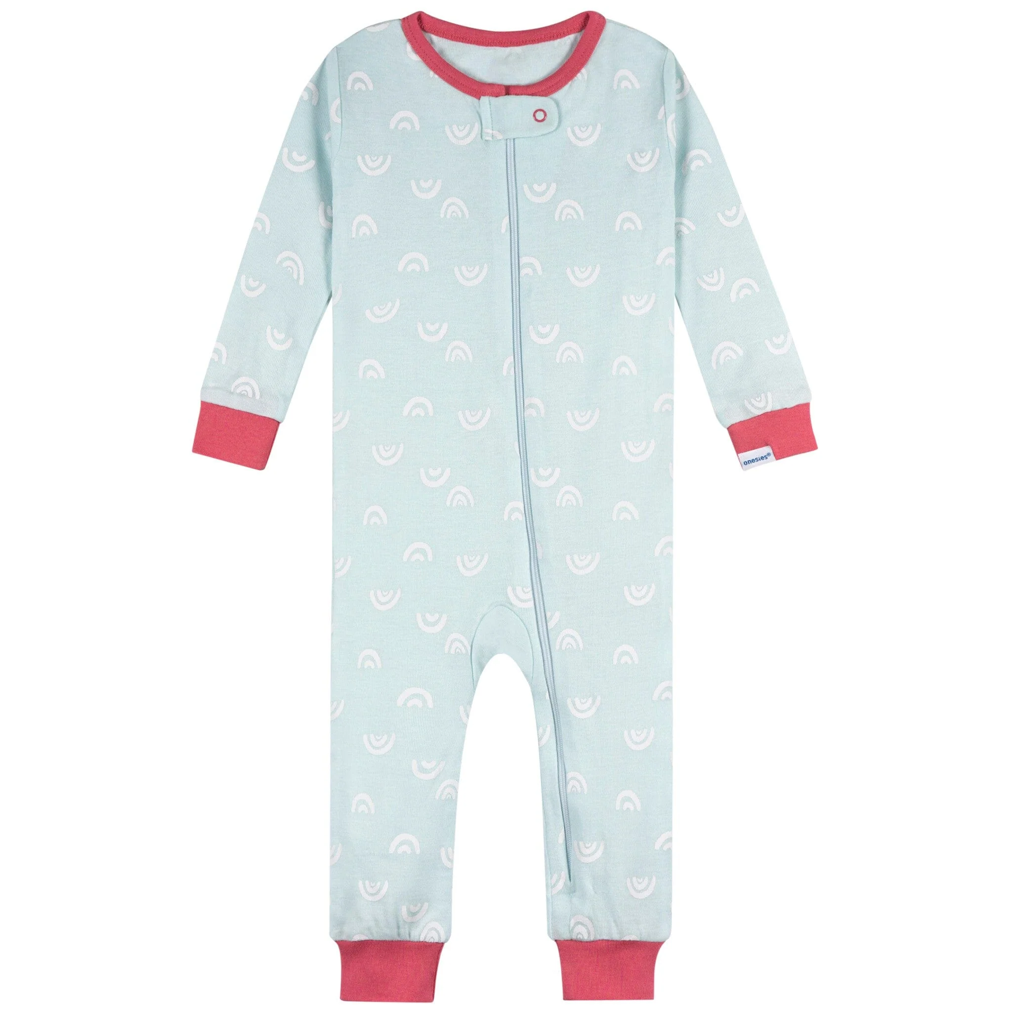 3-Pack Baby Girls Starry Nights Footless Pajamas - Image 4
