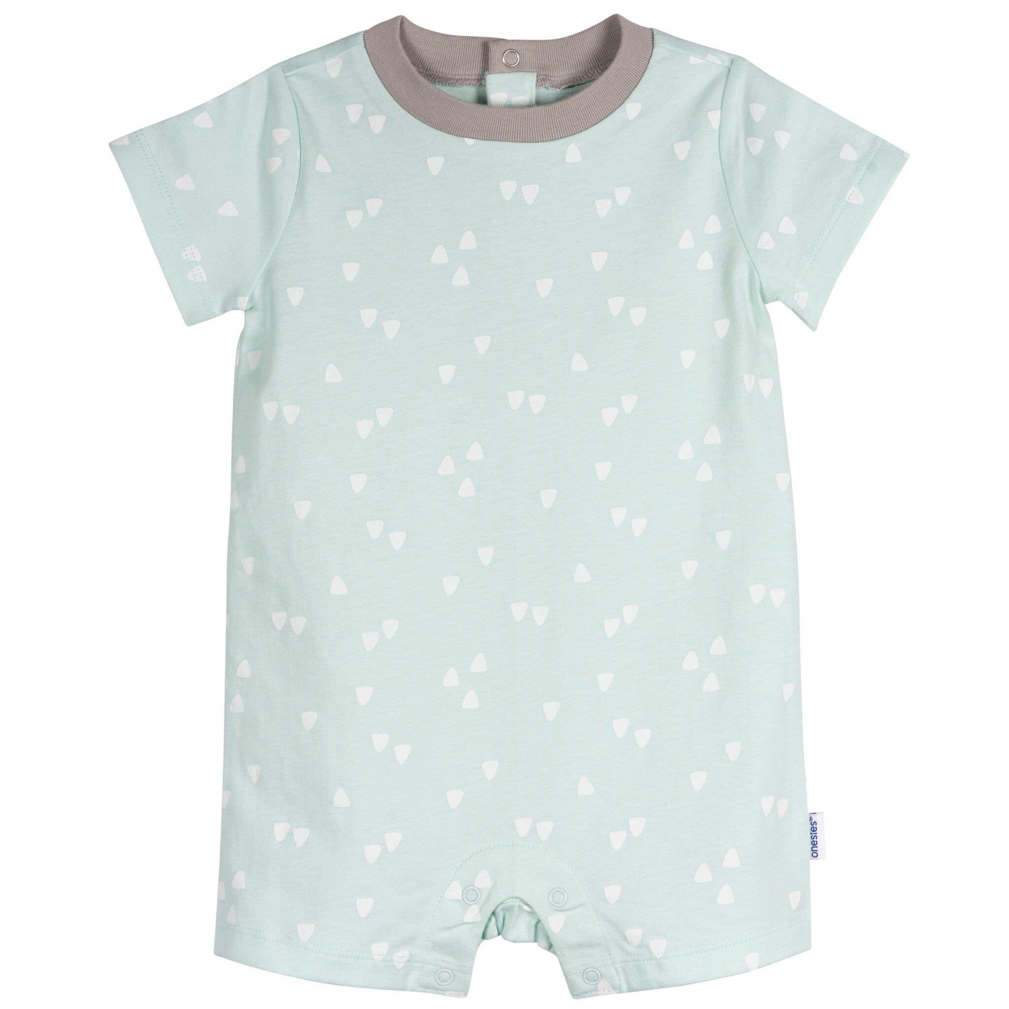 3-Pack Baby Neutral Hello Rompers - Image 4