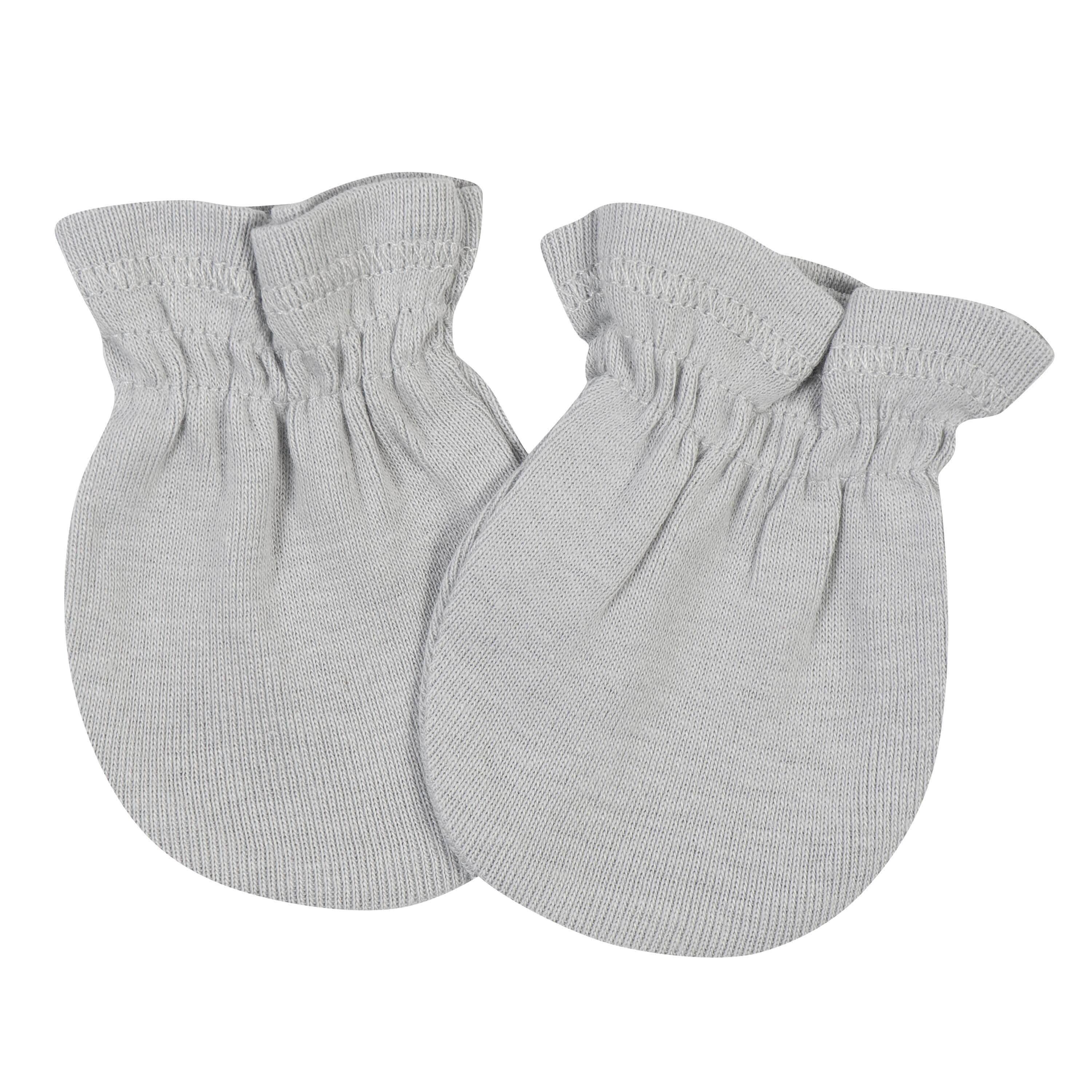3-Pack Baby Neutral Safari No Scratch Mittens - Image 3