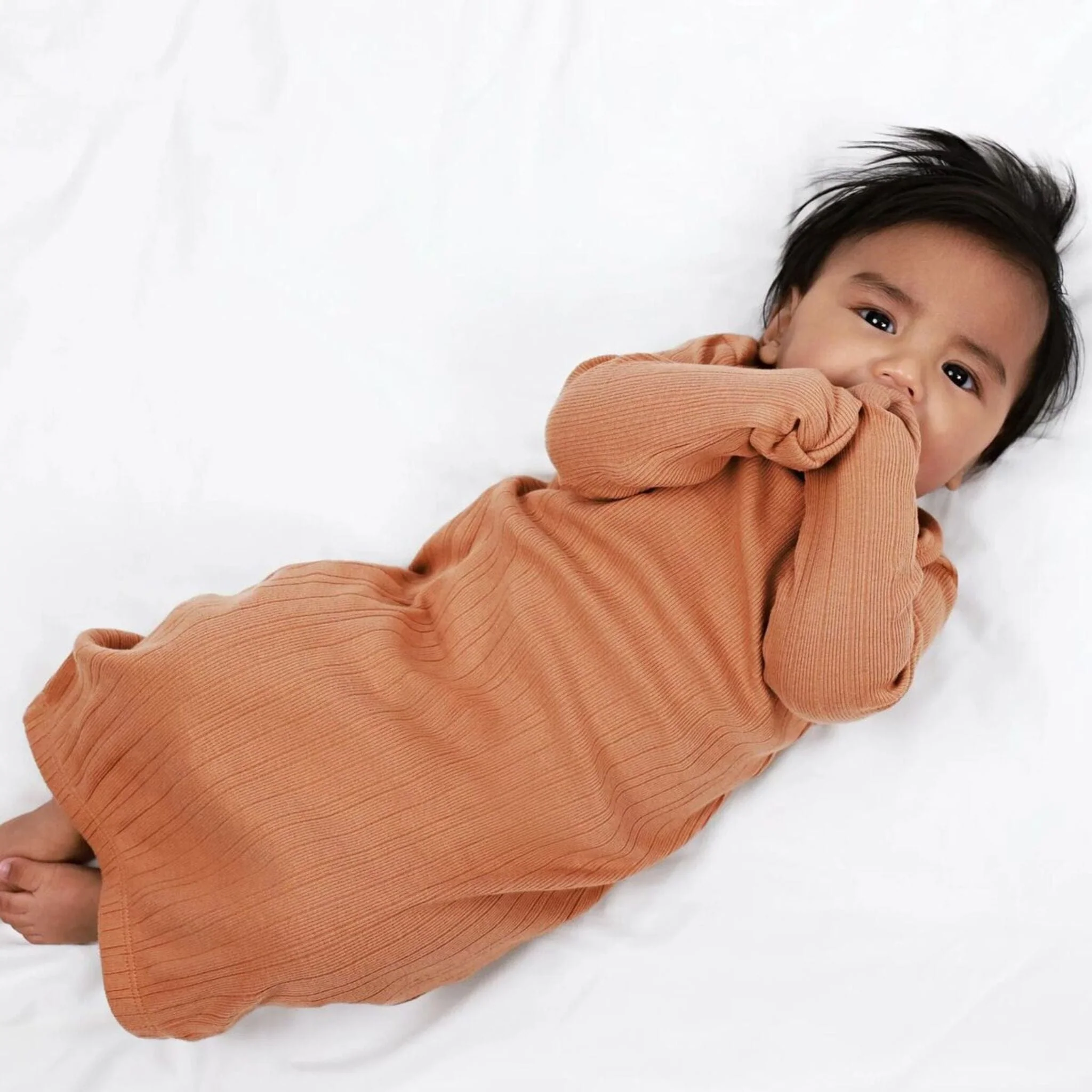 3-Pack Baby Neutral Earth Tones Lap Shoulder Gowns - Image 3