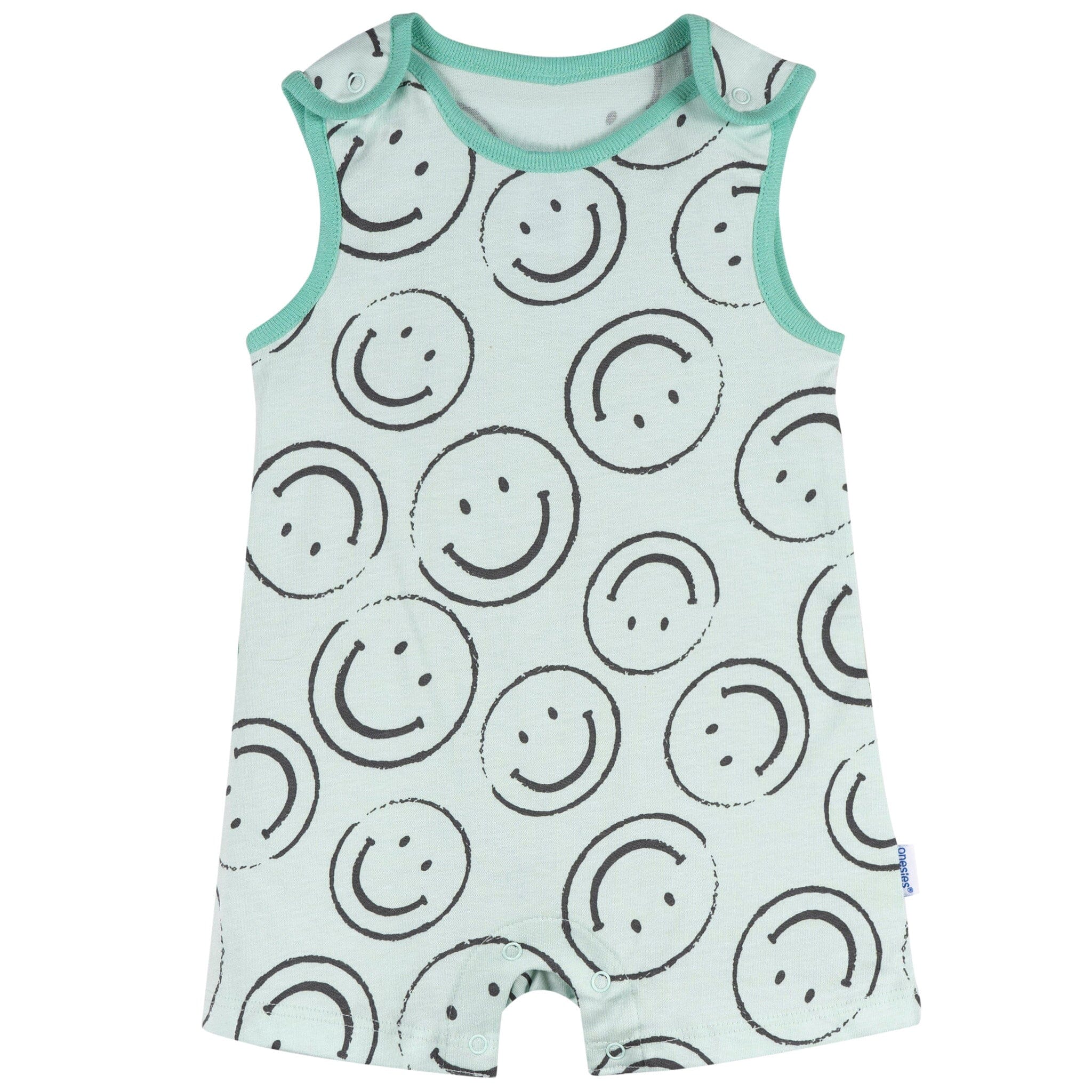 3-Pack Baby Neutral Smiles Rompers - Image 2