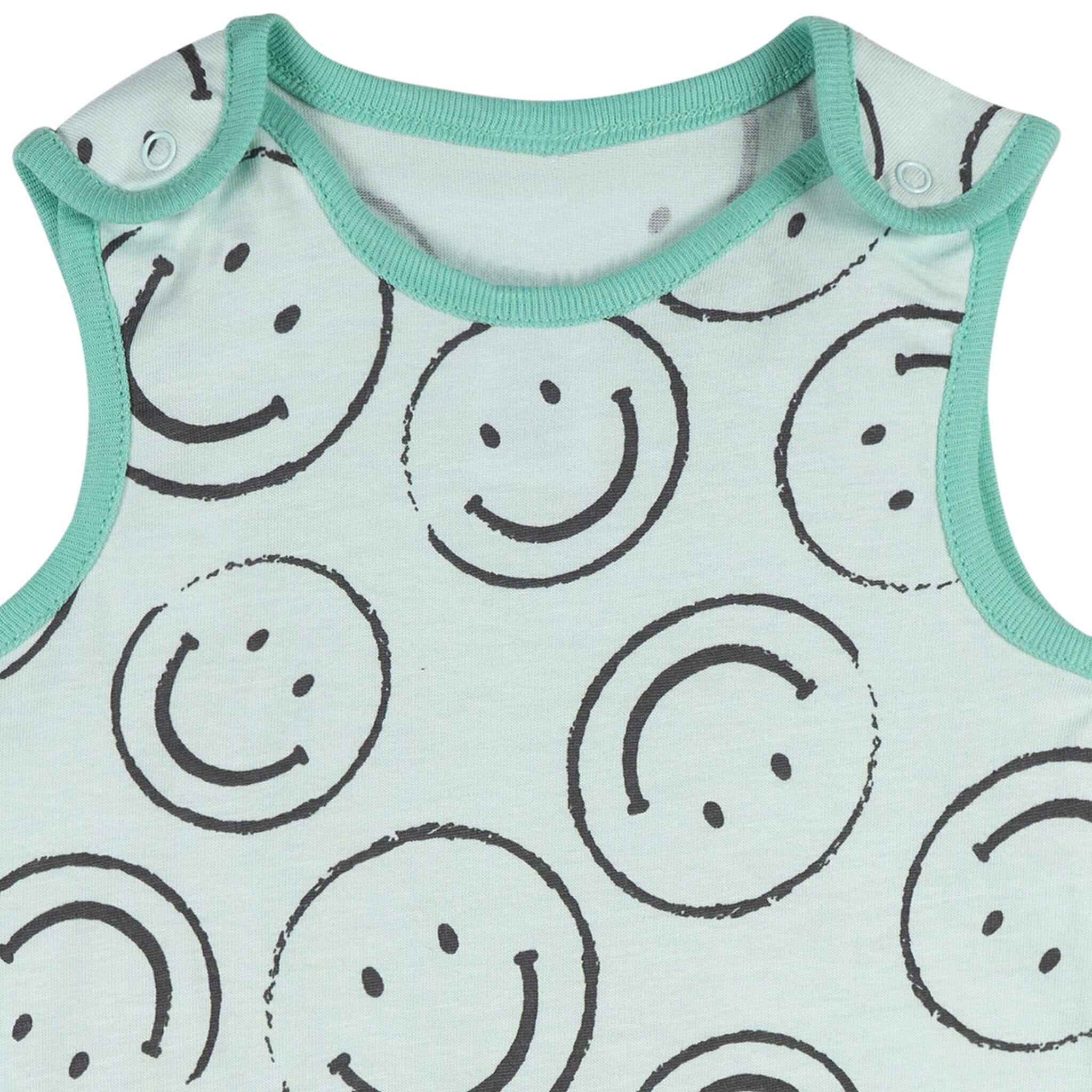 3-Pack Baby Neutral Smiles Rompers - Image 3