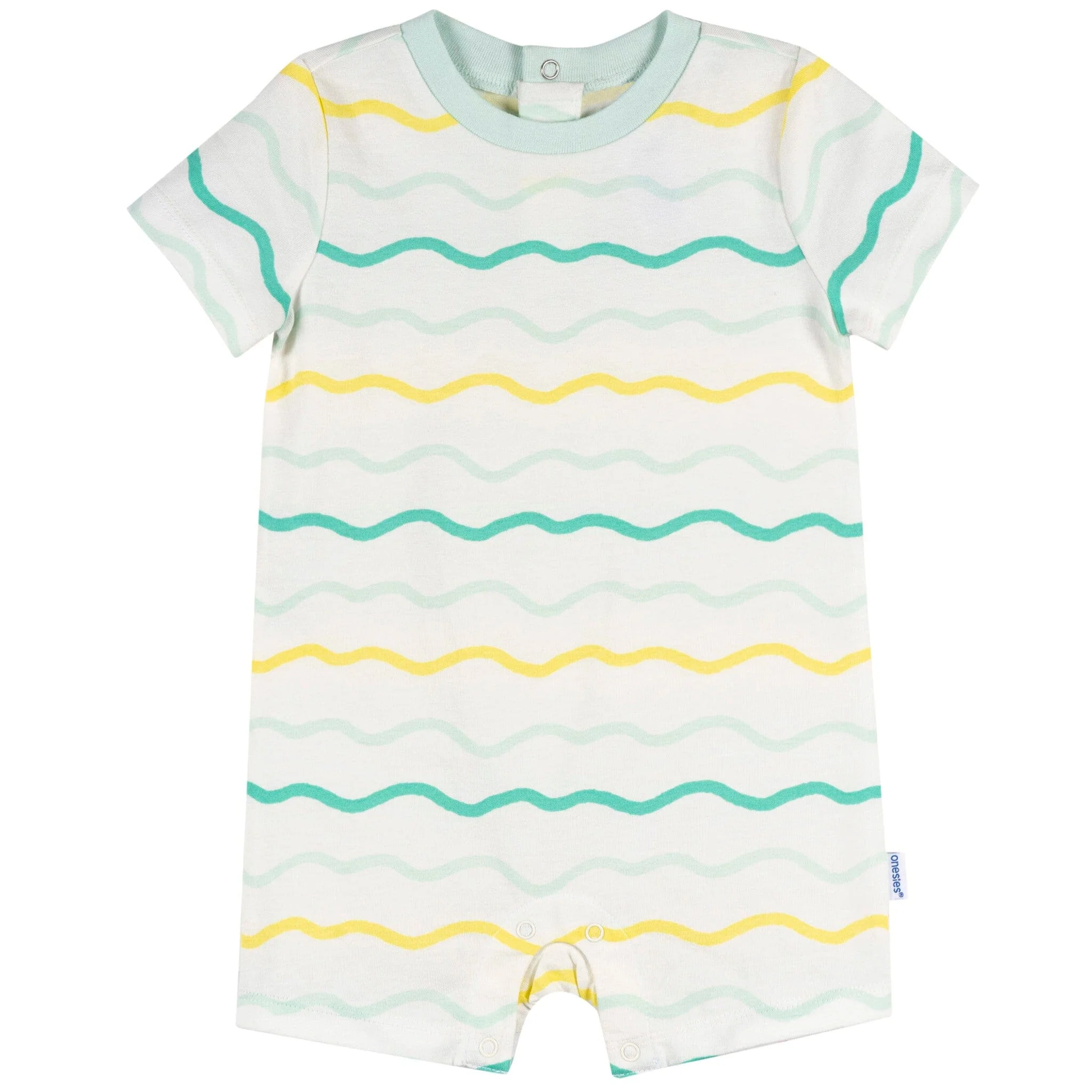 3-Pack Baby Neutral Smiles Rompers - Image 4