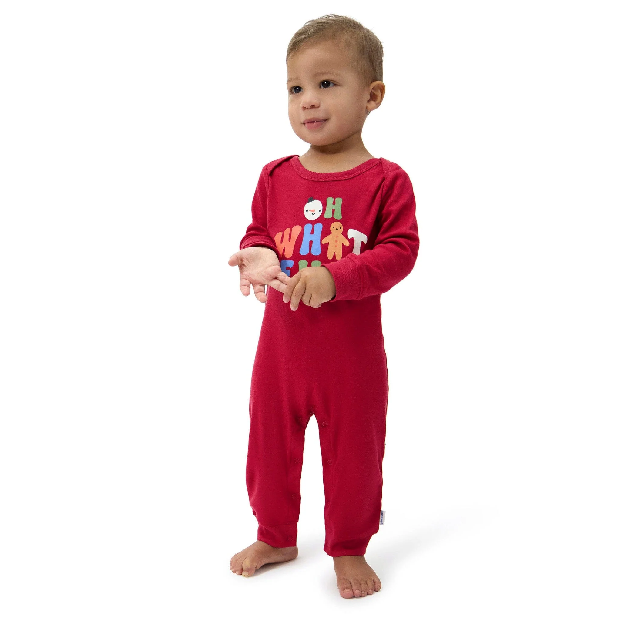 3-Pack Baby Neutral What Fun Pumpkin Lap Shoulder Rompers - Image 4