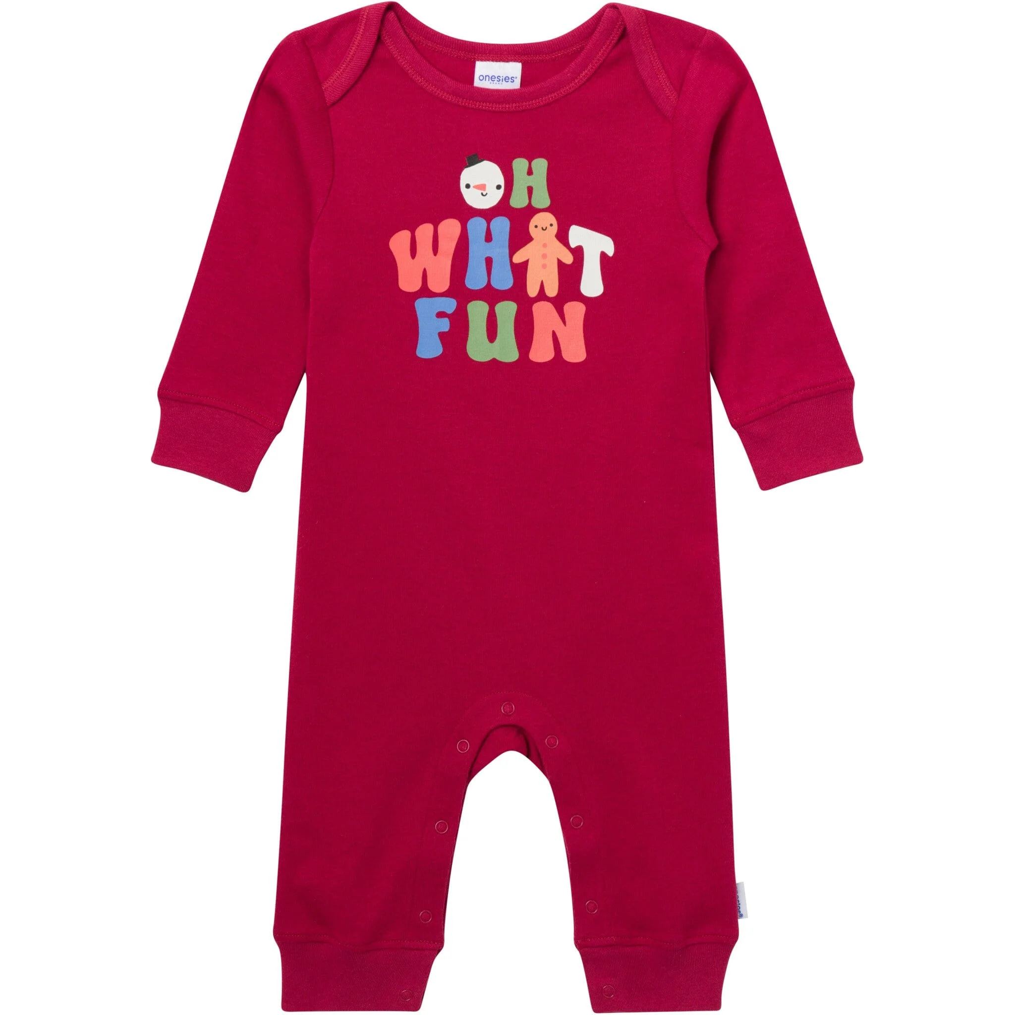 3-Pack Baby Neutral What Fun Pumpkin Lap Shoulder Rompers - Image 8