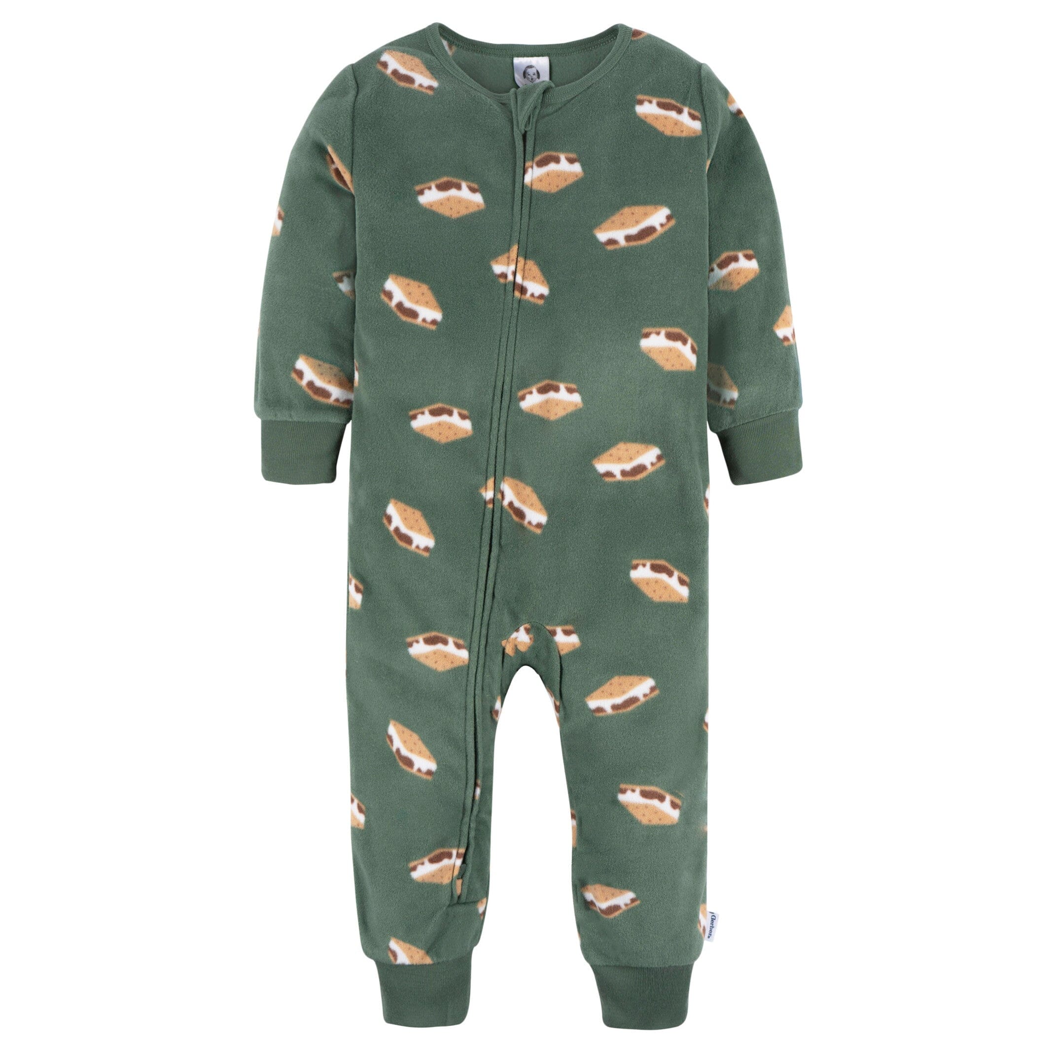 Baby & Toddler Boy 3-Pack Footless Pajamas Fleece Camping - Image 3