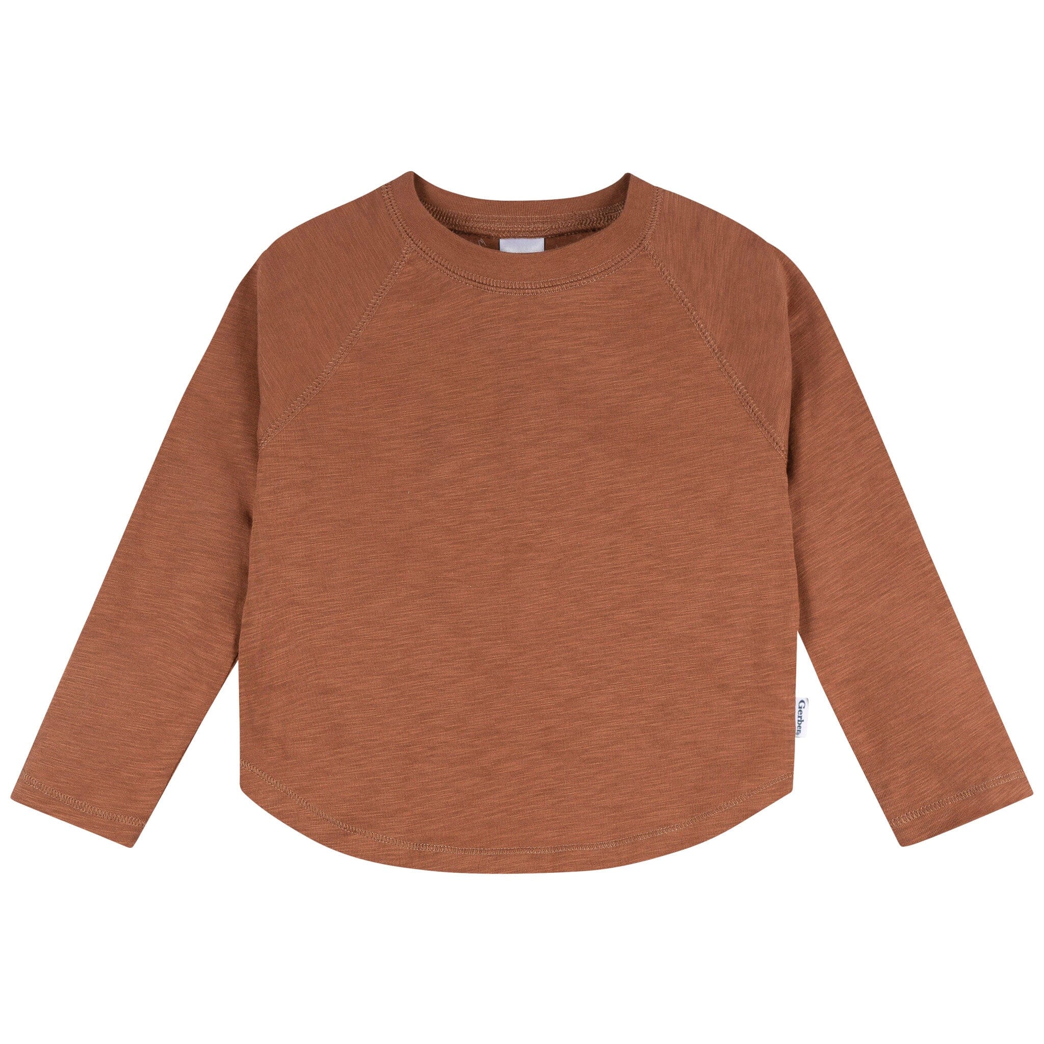 3-Pack Infant & Toddler Boys Green, Brown, & Navy Long Sleeve Shirts - Image 3