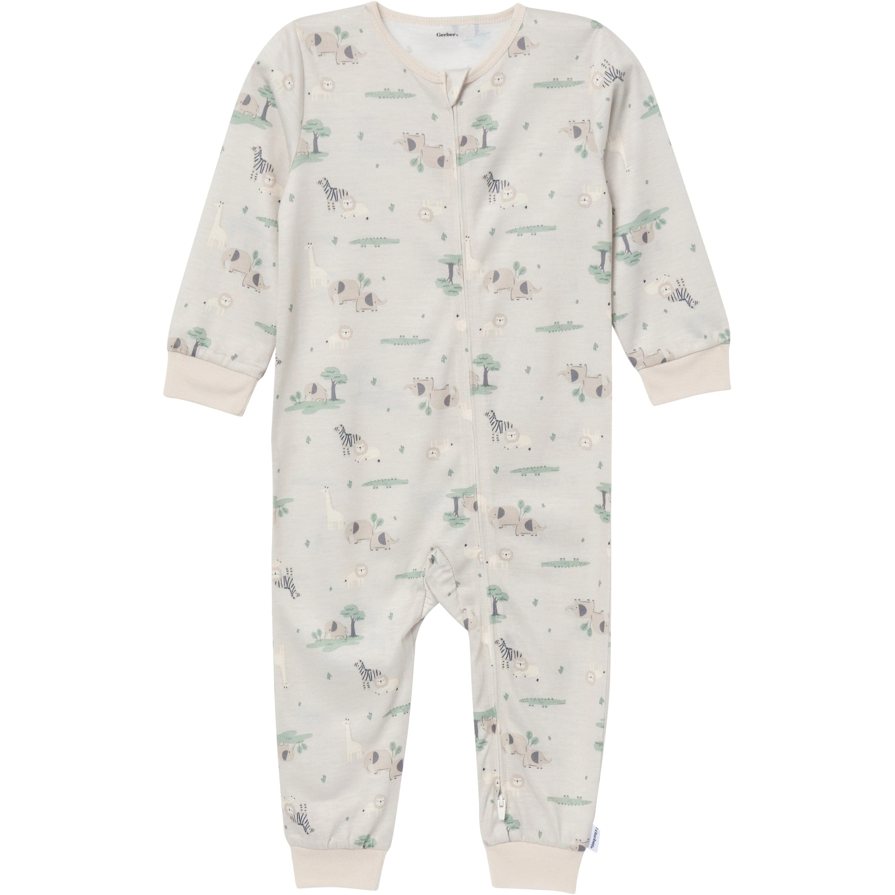3-Pack Infant & Toddler Boys Jungle Footless Pajamas - Image 2