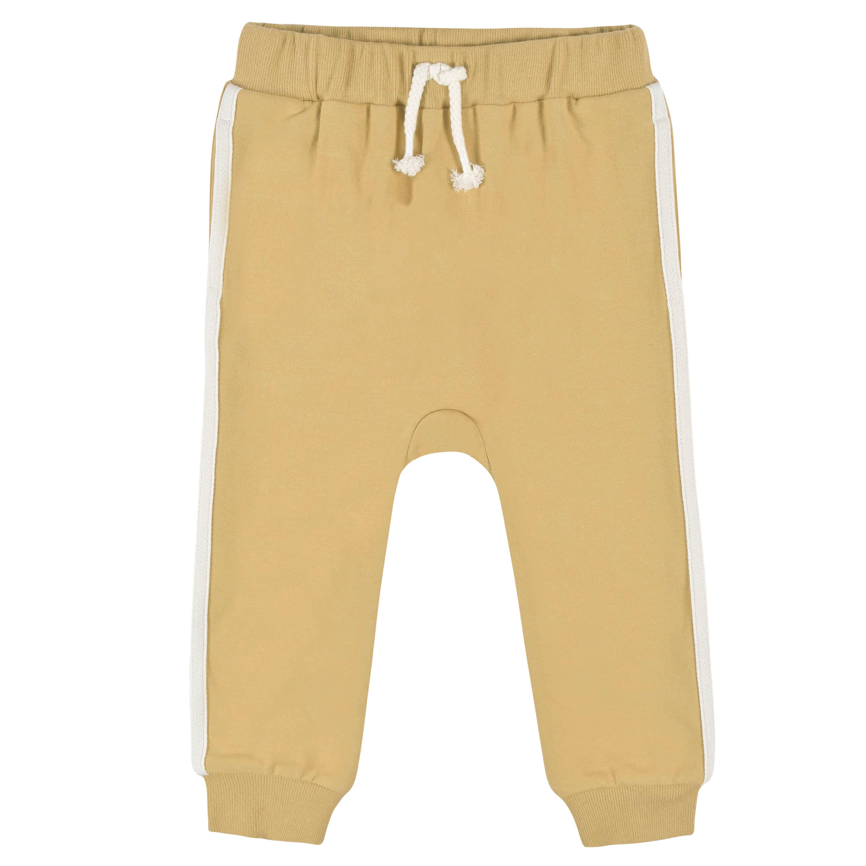 3-Pack Toddler Boys Mustard & Gray Joggers, 5T - Image 2