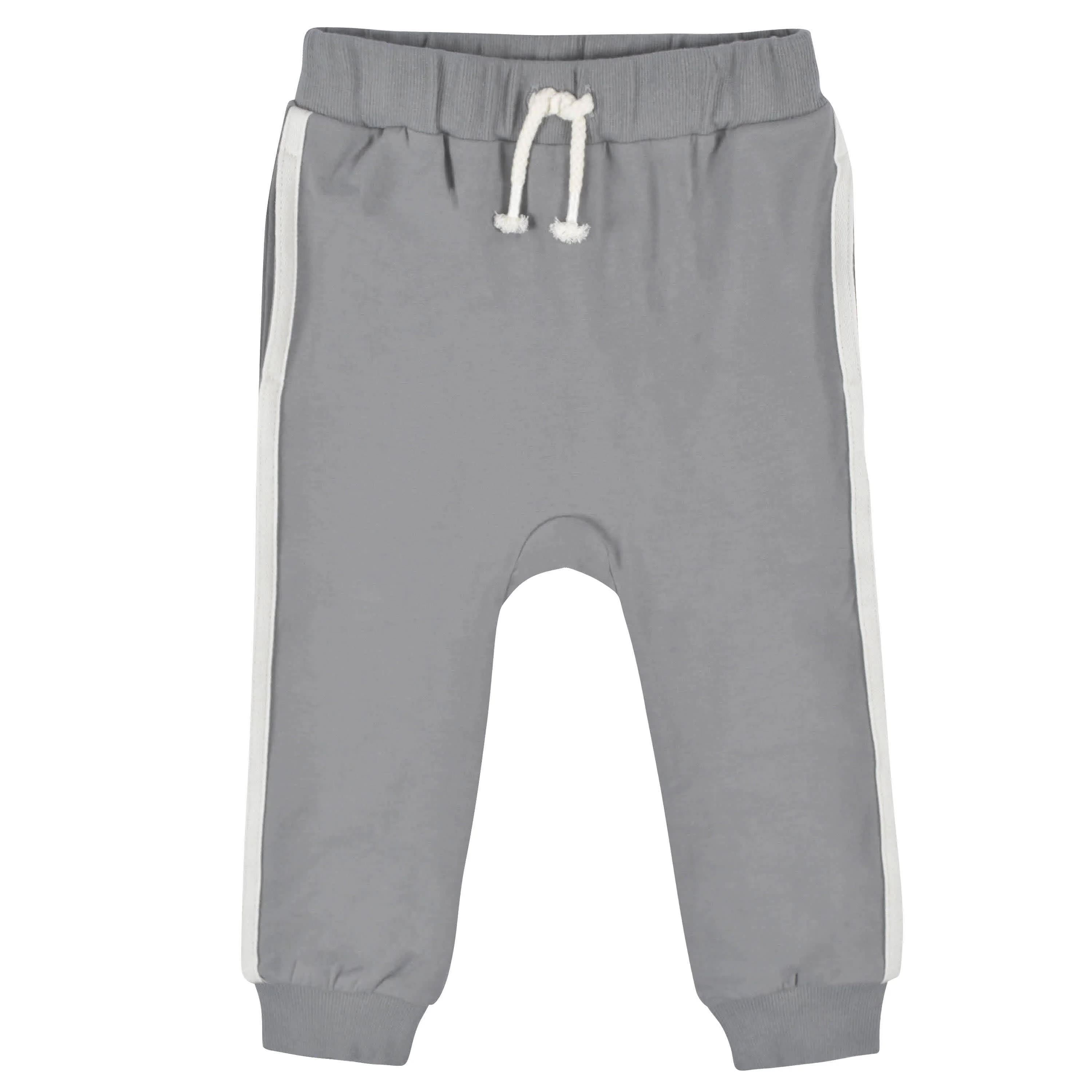 3-Pack Toddler Boys Mustard & Gray Joggers, 5T - Image 3