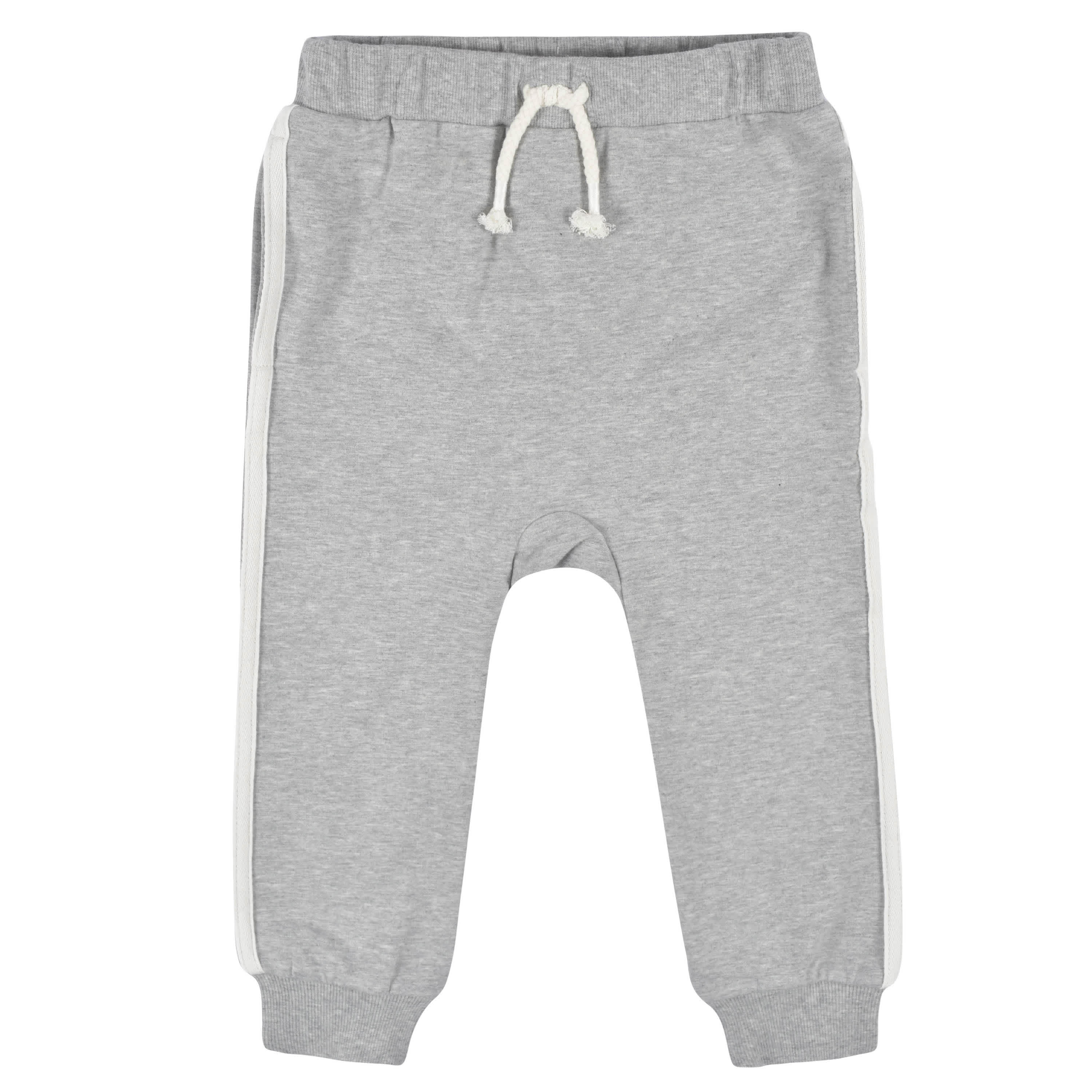 3-Pack Toddler Boys Mustard & Gray Joggers, 5T - Image 4