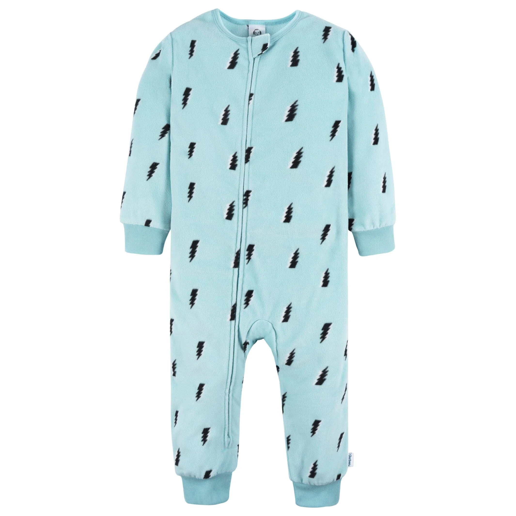 3-Pack Infant & Toddler Boys Skateboards & Guitars Footless Fleece Pajamas - Image 3