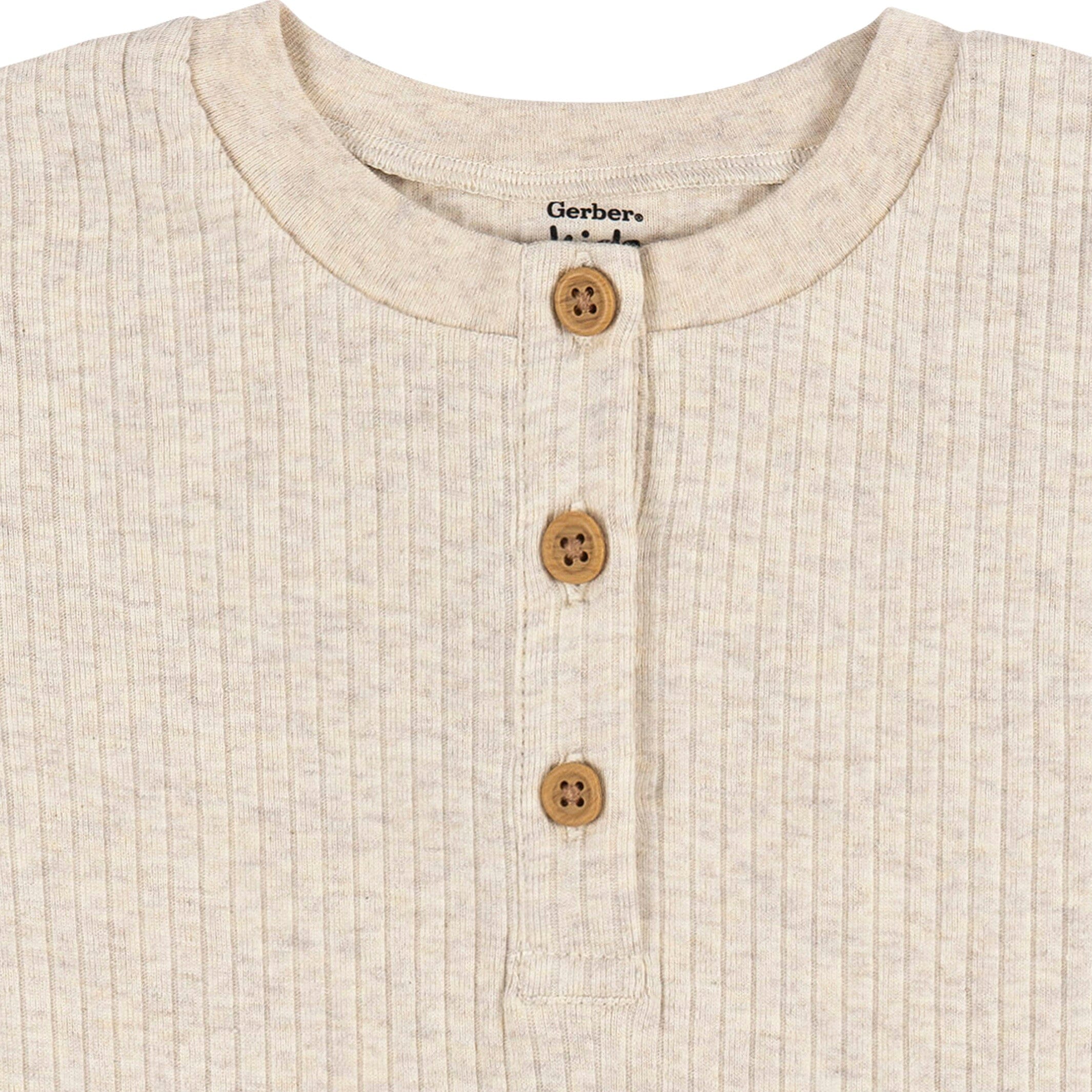 3-Pack Infant and Toddler Boys Sun & Sea Henley T-Shirts - Image 4