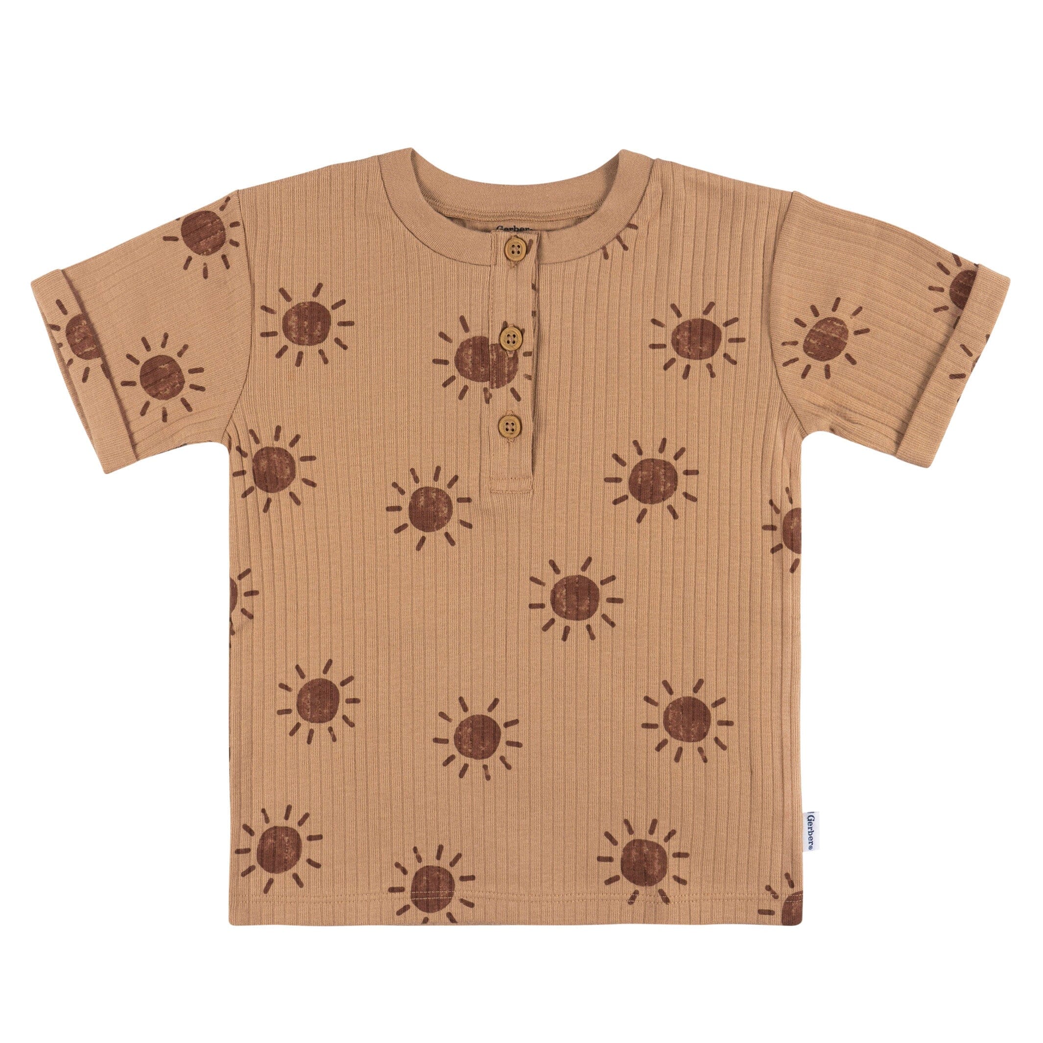 3-Pack Infant and Toddler Boys Sun & Sea Henley T-Shirts - Image 5
