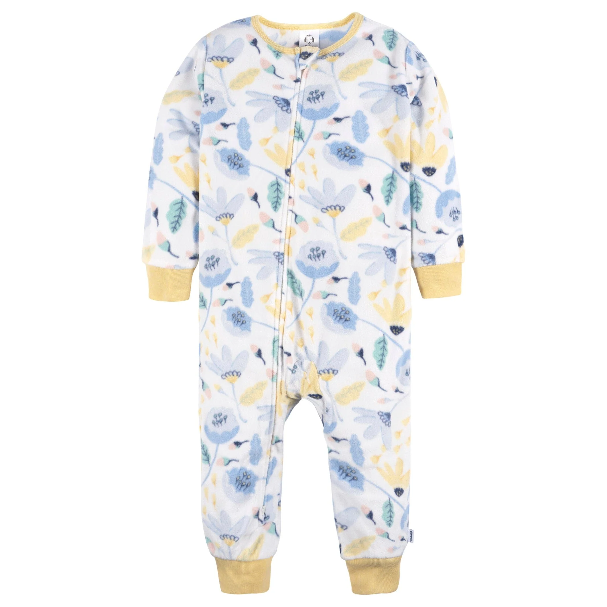 3-Pack Infant & Toddler Girls Multi Floral Footless Fleece Pajamas - Image 2