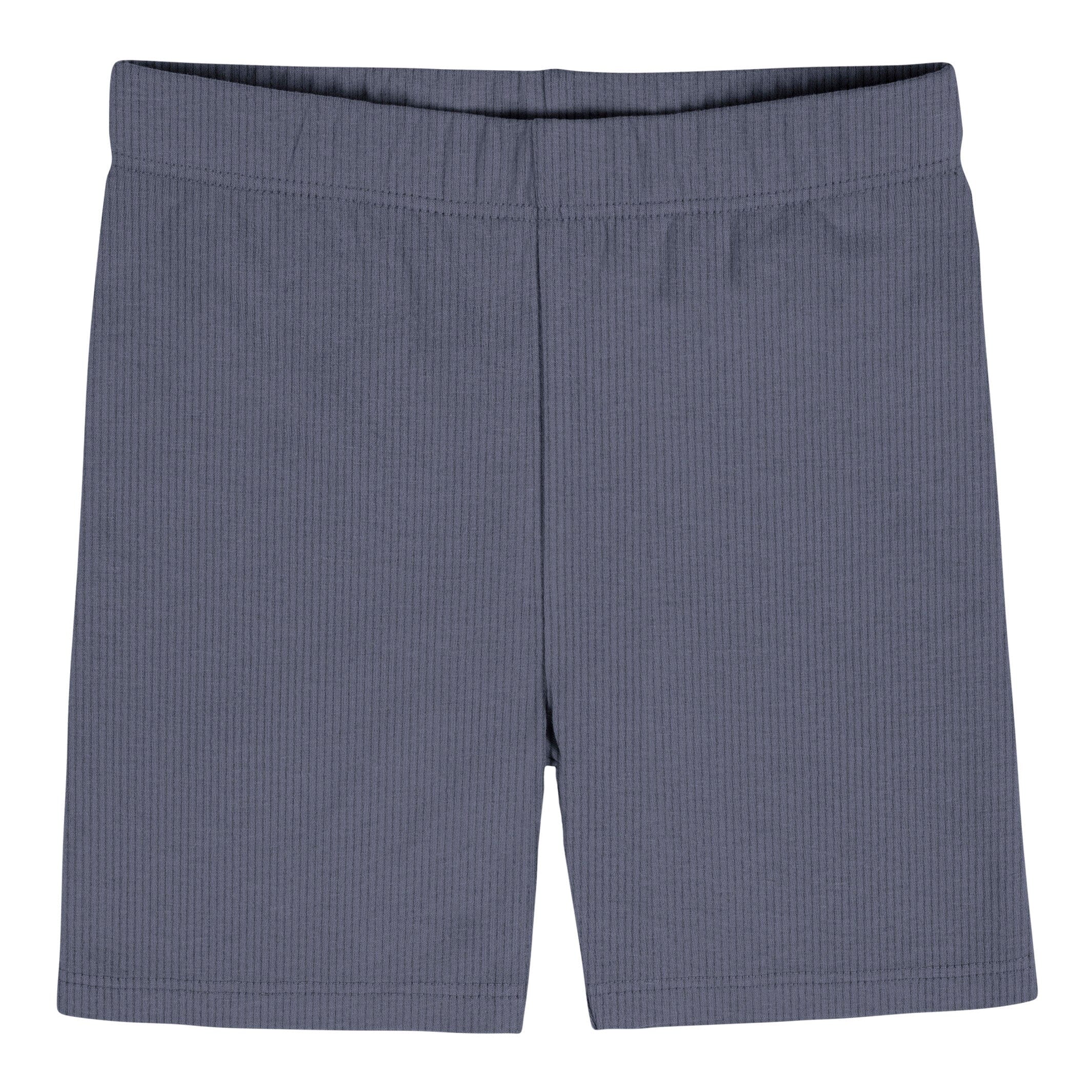 3-Pack Toddler Girls Navy, Dark Gray Heather, & Ivory Bike Shorts - Image 2