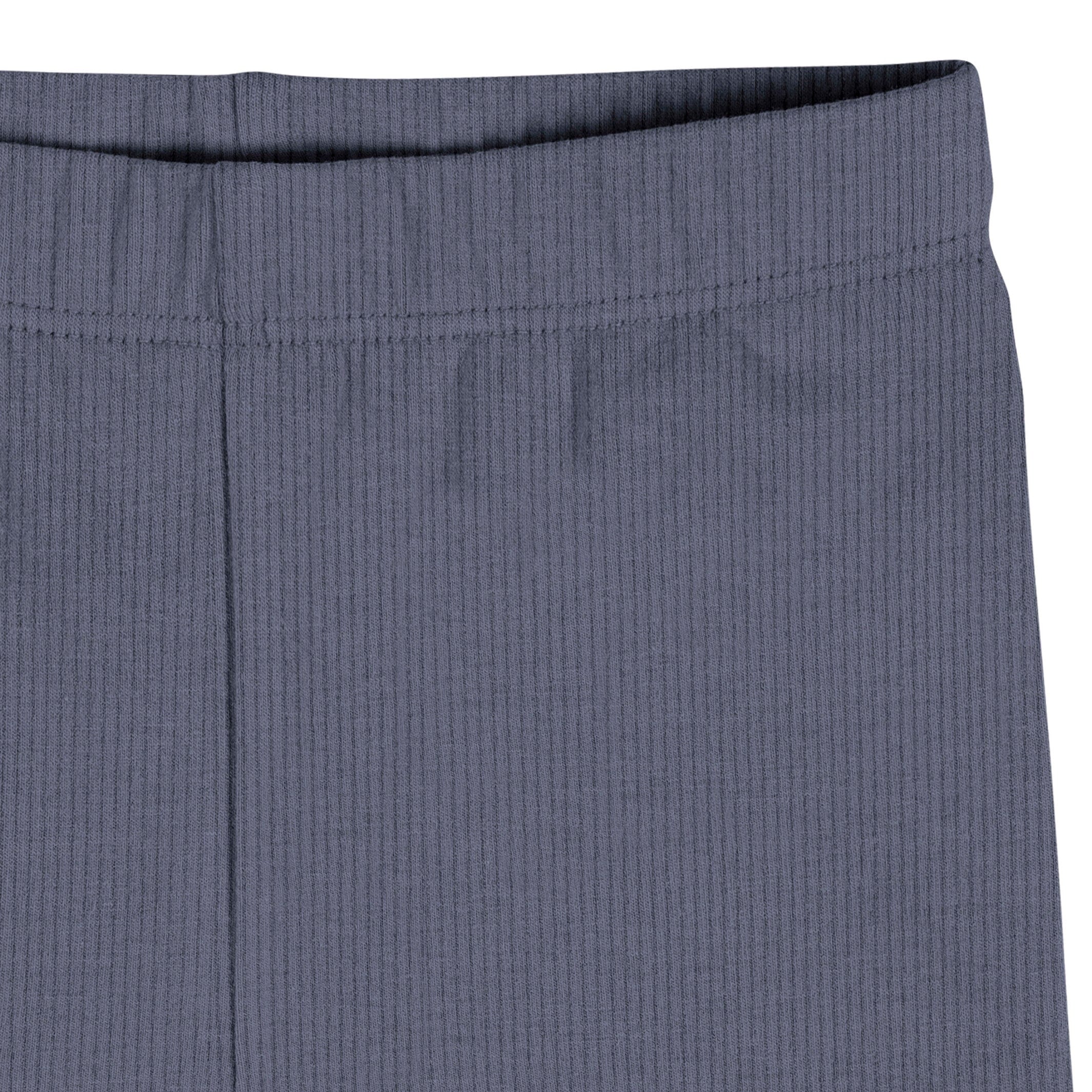 3-Pack Toddler Girls Navy, Dark Gray Heather, & Ivory Bike Shorts - Image 3
