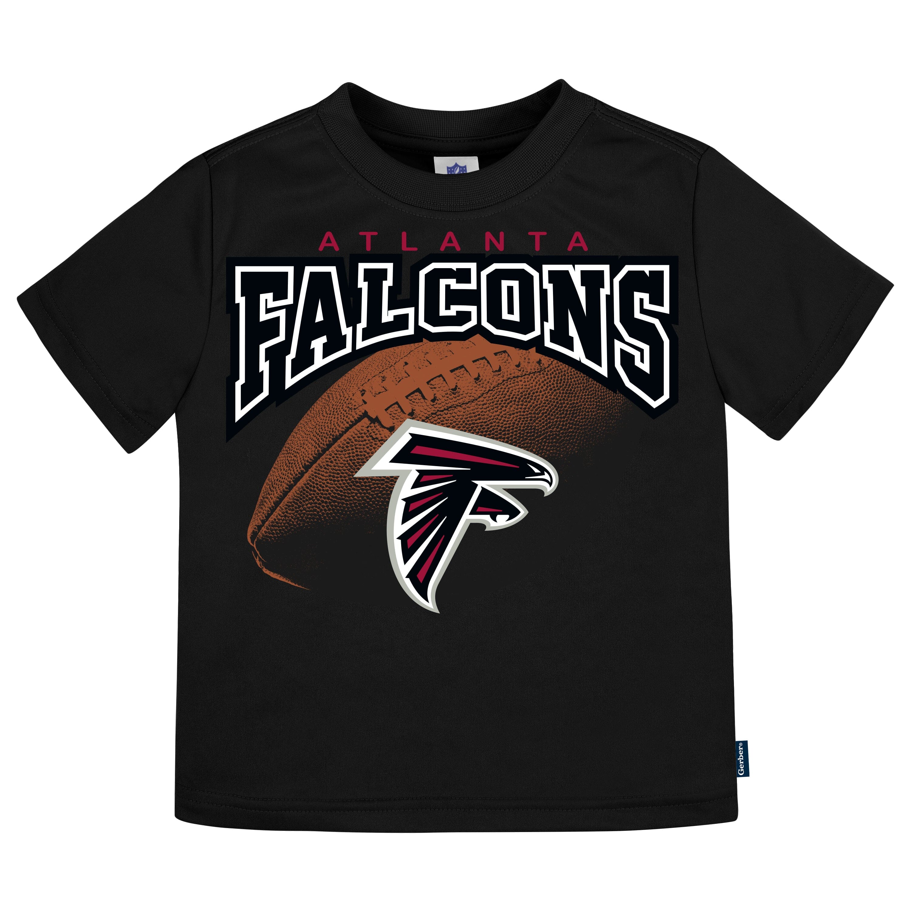 3-Pack Baby & Toddler Boys Falcons Short Sleeve Shirts - Image 2