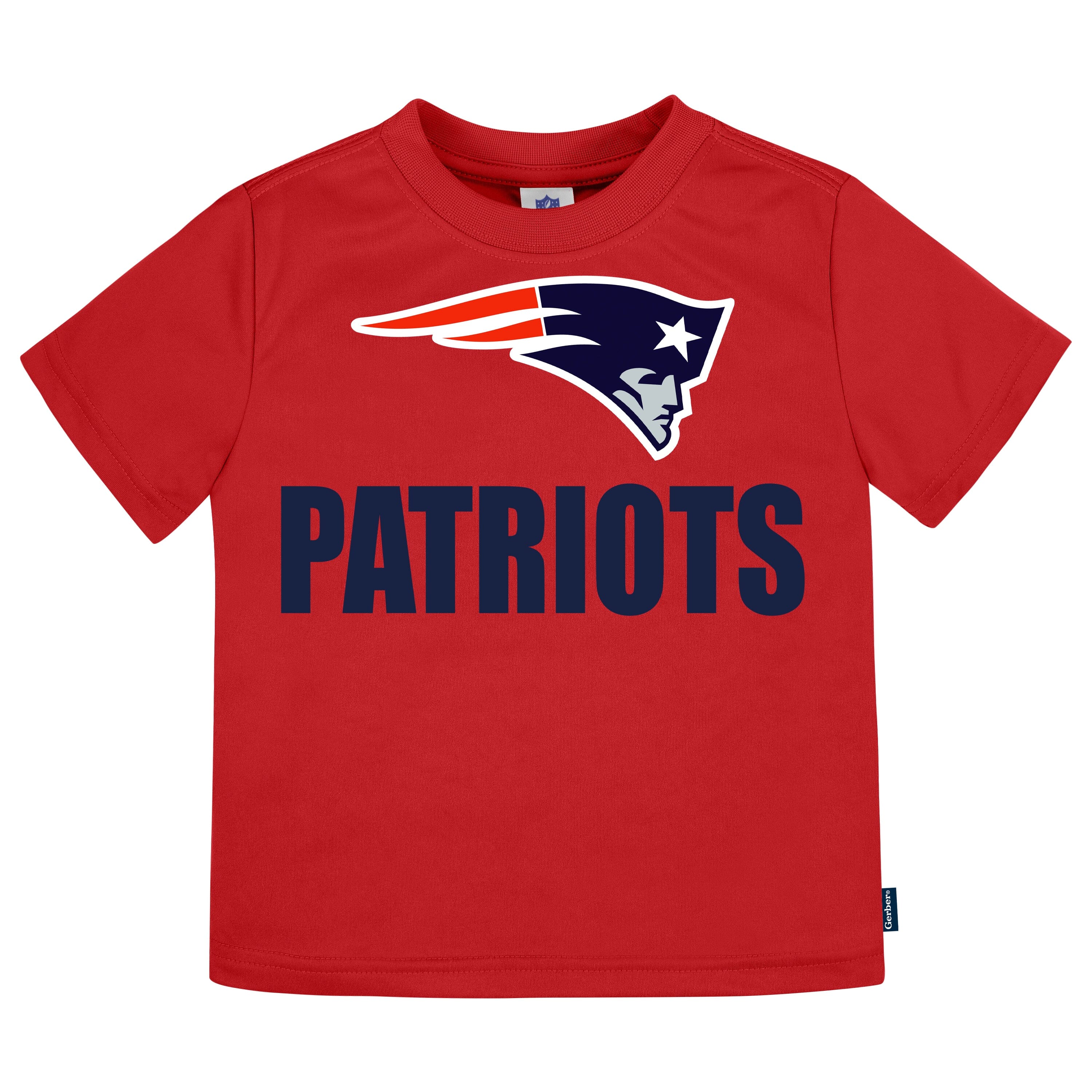 3-Pack Baby & Toddler Boys Patriots Short Sleeve Shirts - Image 4