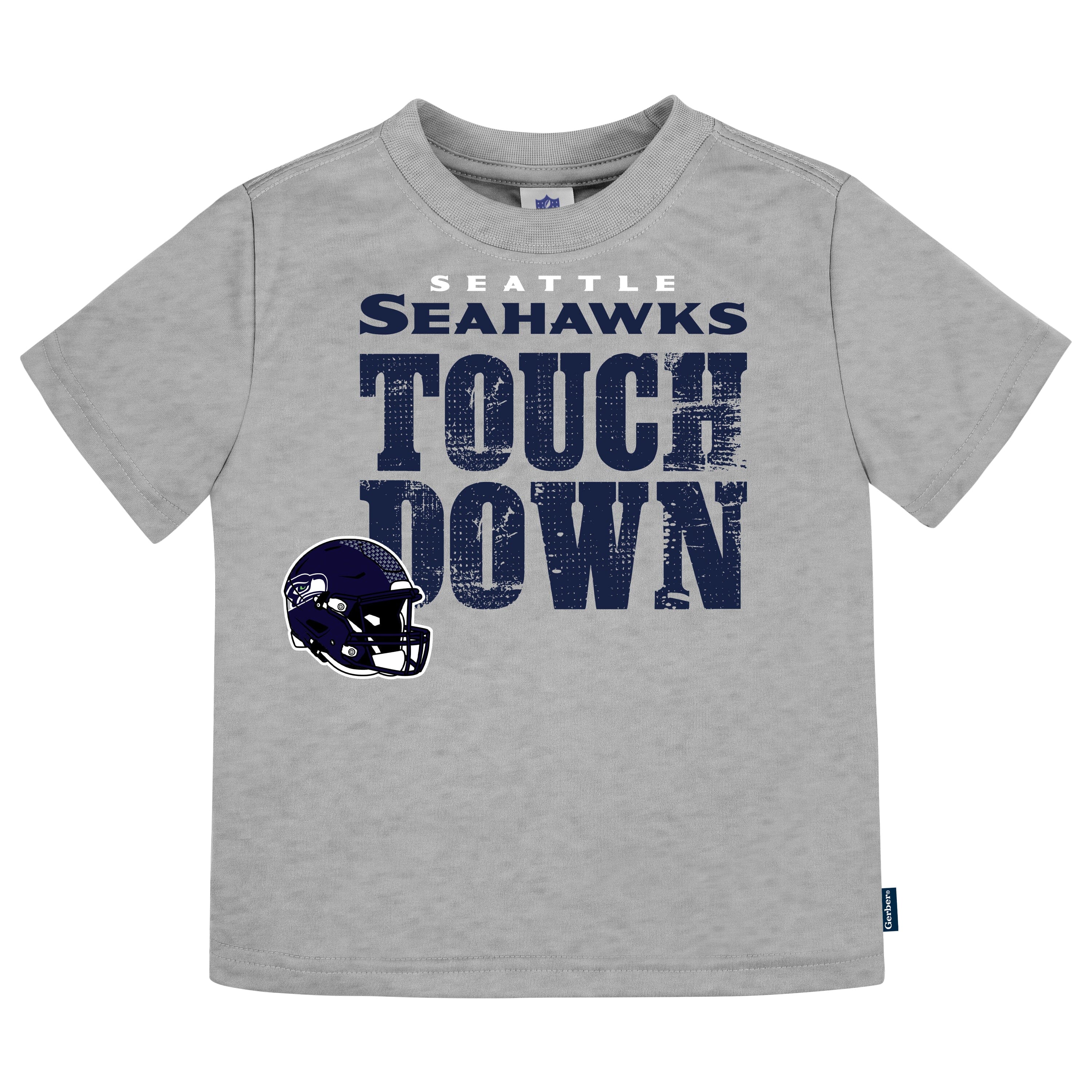 3-Pack Baby & Toddler Boys Seahawks Short Sleeve Shirts - Image 2