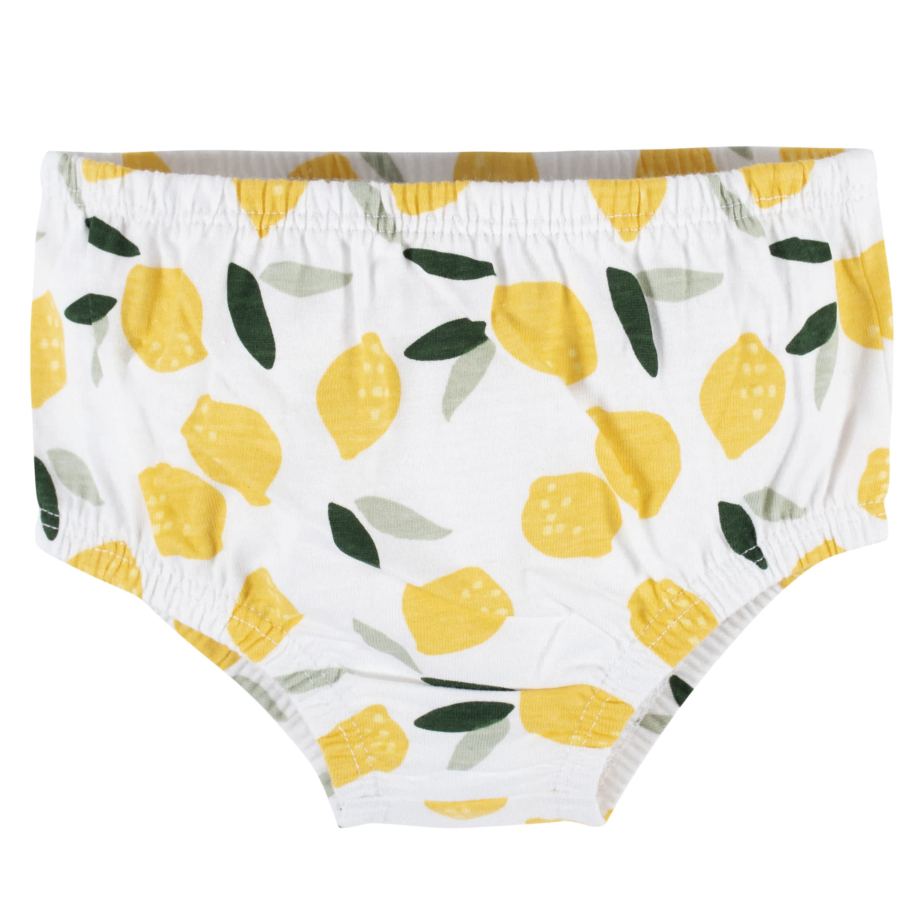 3-Piece Baby & Toddler Girls Lemon Squeeze Dress, Diaper Cover & Sun Hat Set - Image 6