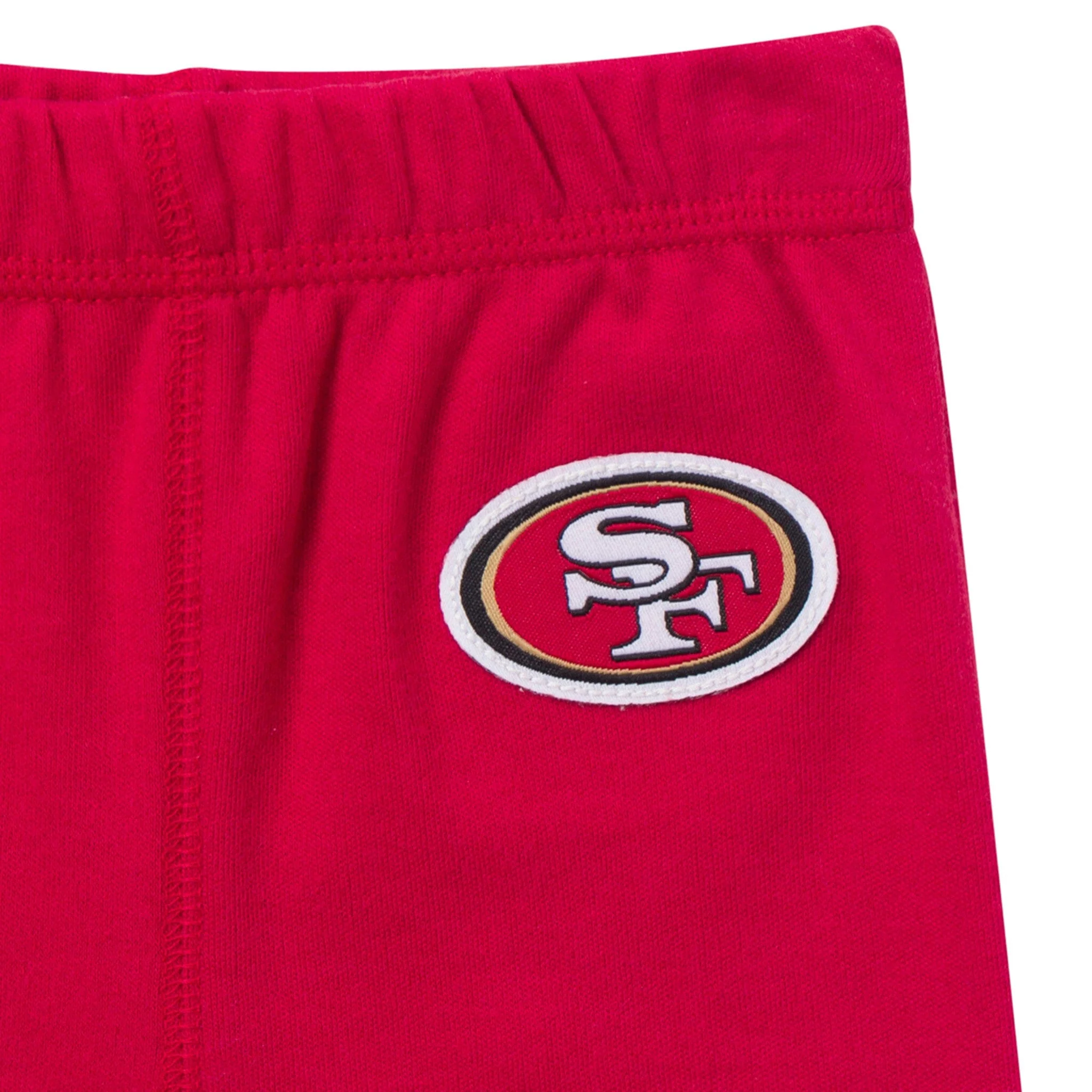 3-Piece Baby Boys San Francisco 49ers Bodysuit, Active Pant and Cap Set - Image 5