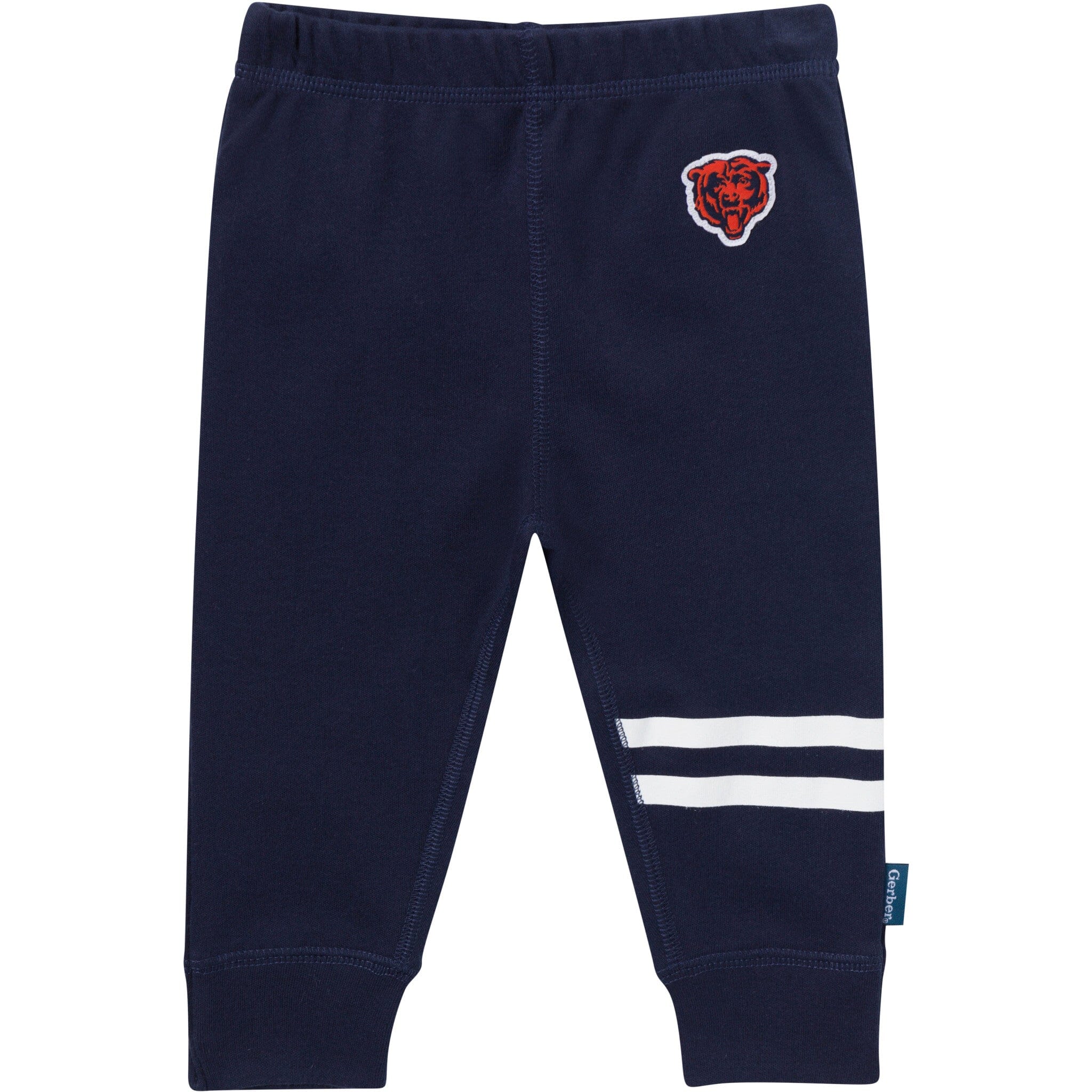 3-Piece Baby Boys Chicago Bears Bodysuit, Active Pant and Cap Set - Image 4