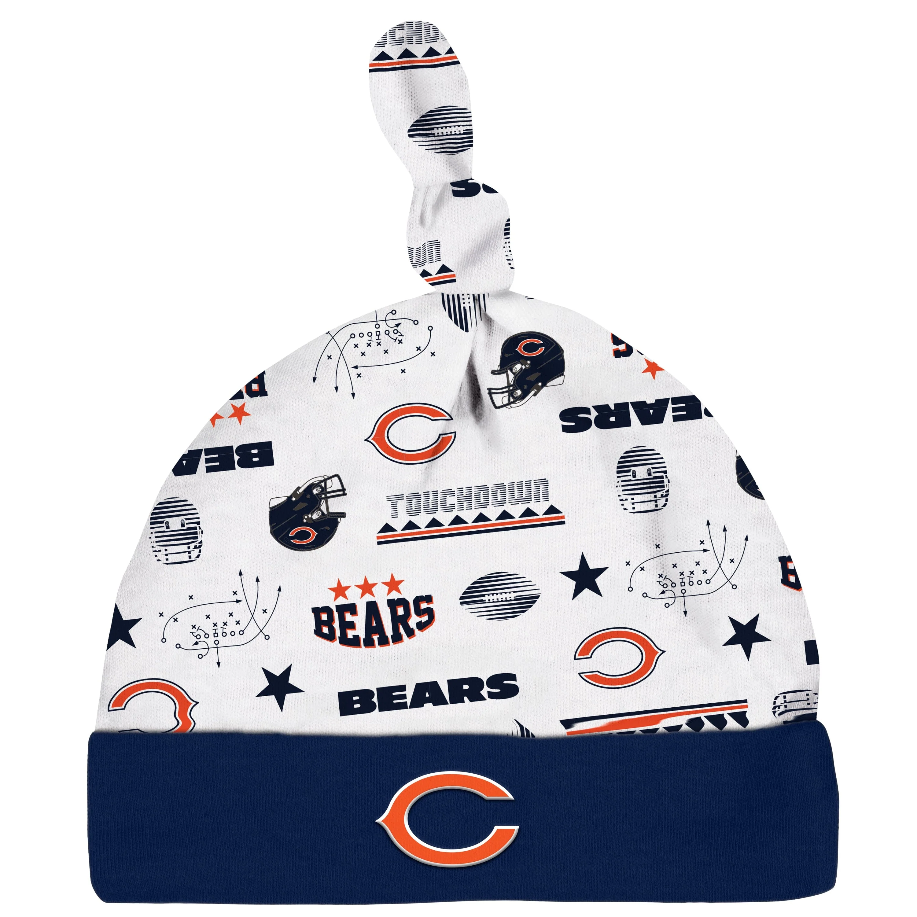 3-Piece Baby Boys Chicago Bears Bodysuit, Sleep 'N Play, and Cap Set - Image 4