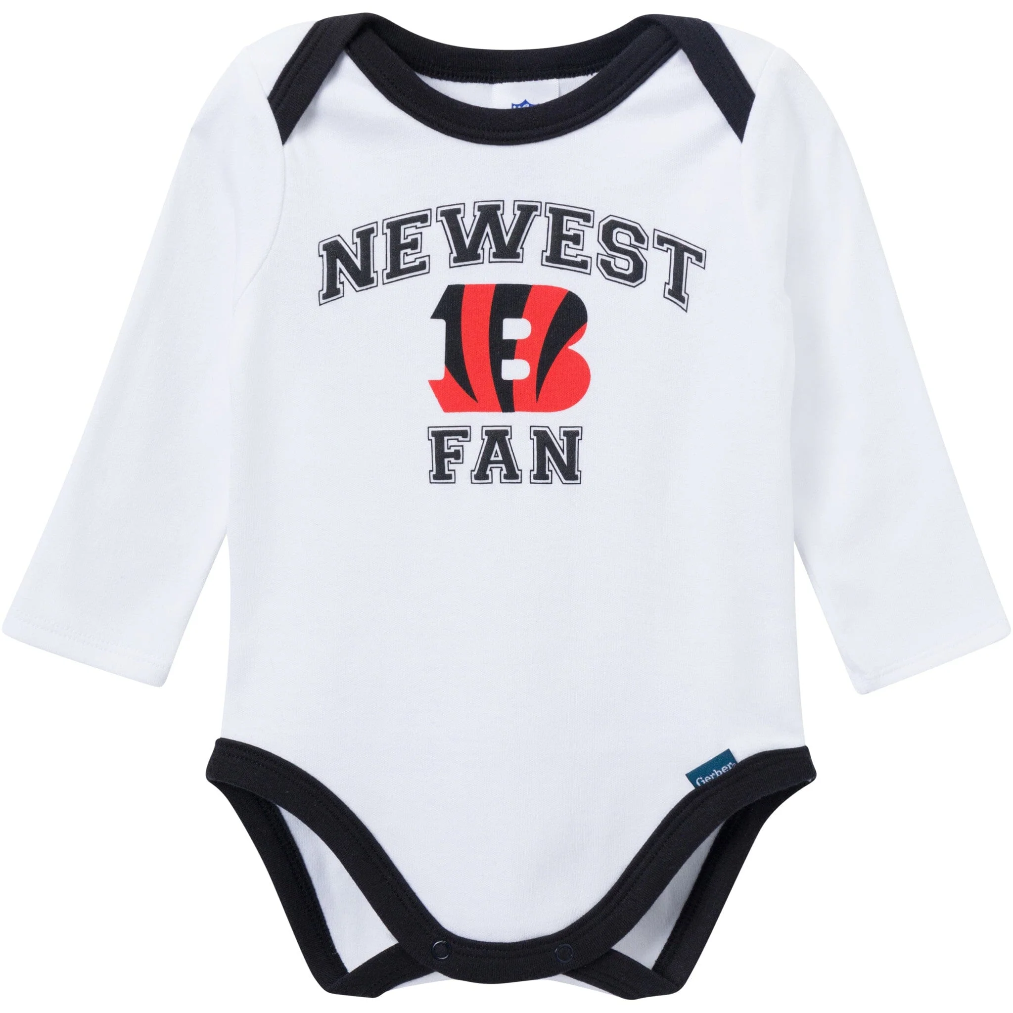 3-Piece Baby Boys Cincinnati Bengals Bodysuit, Active Pant and Cap Set - Image 2