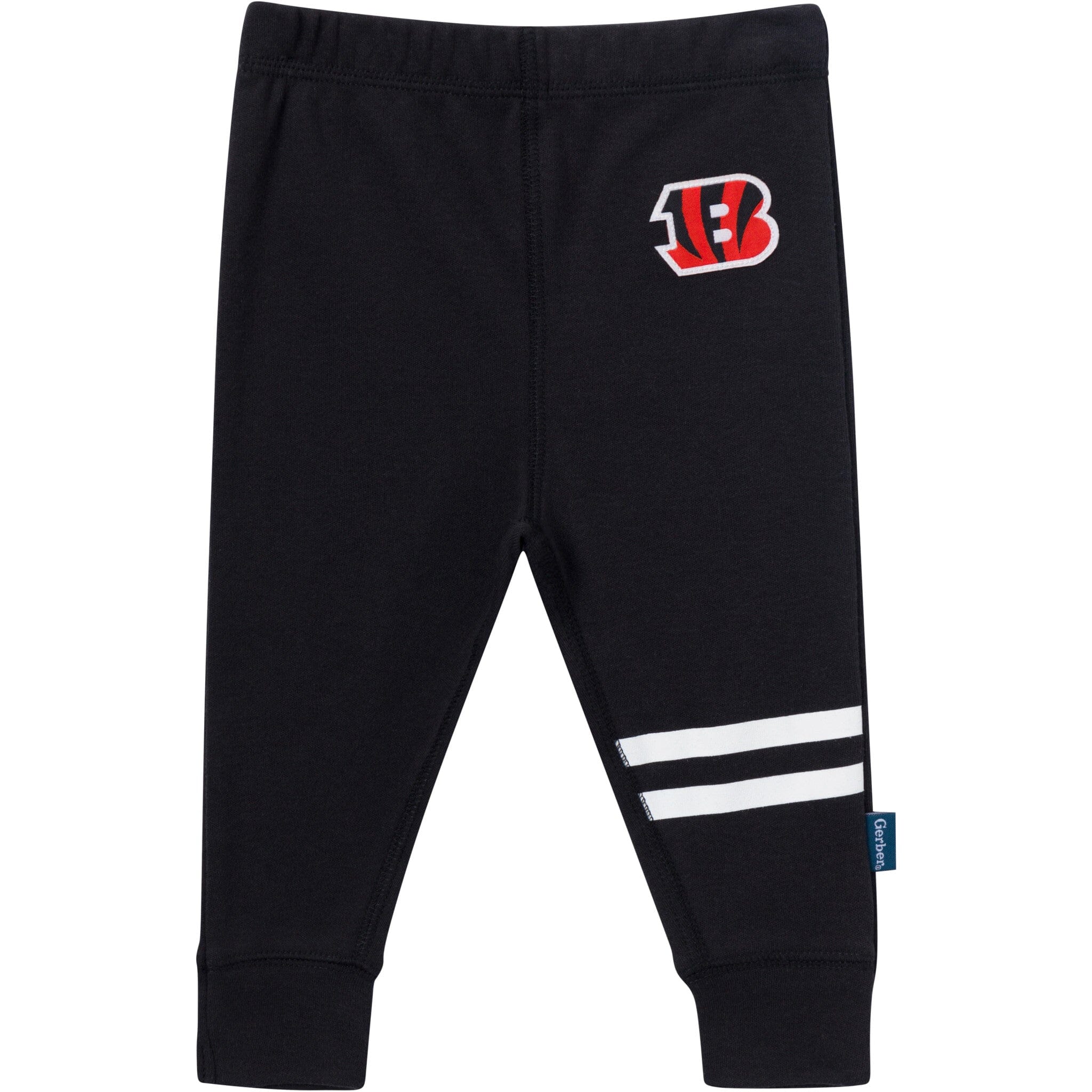 3-Piece Baby Boys Cincinnati Bengals Bodysuit, Active Pant and Cap Set - Image 4