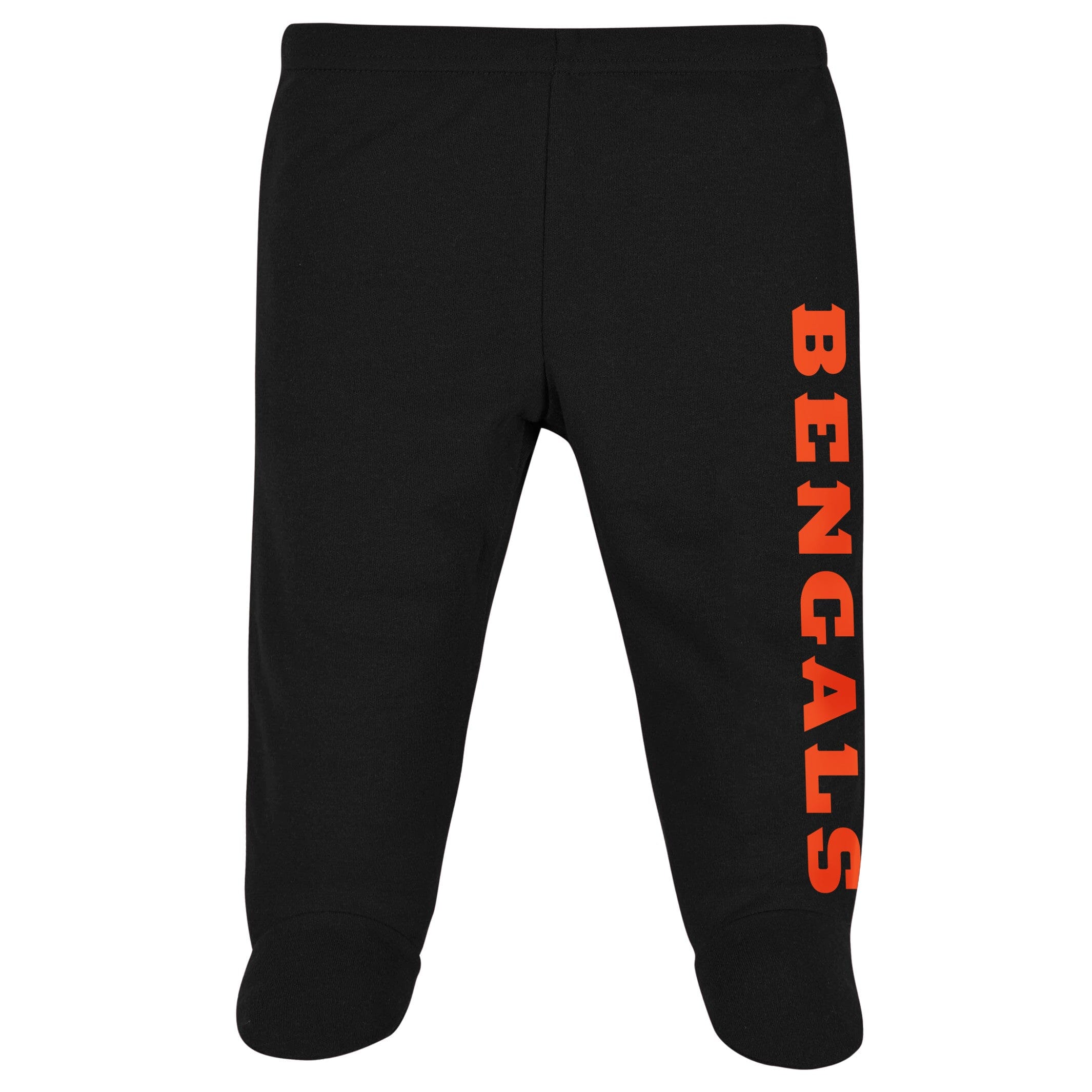 3-Piece Baby Boys Cincinnati Bengals Bodysuit, Footed Pant, & Cap Set - Image 4
