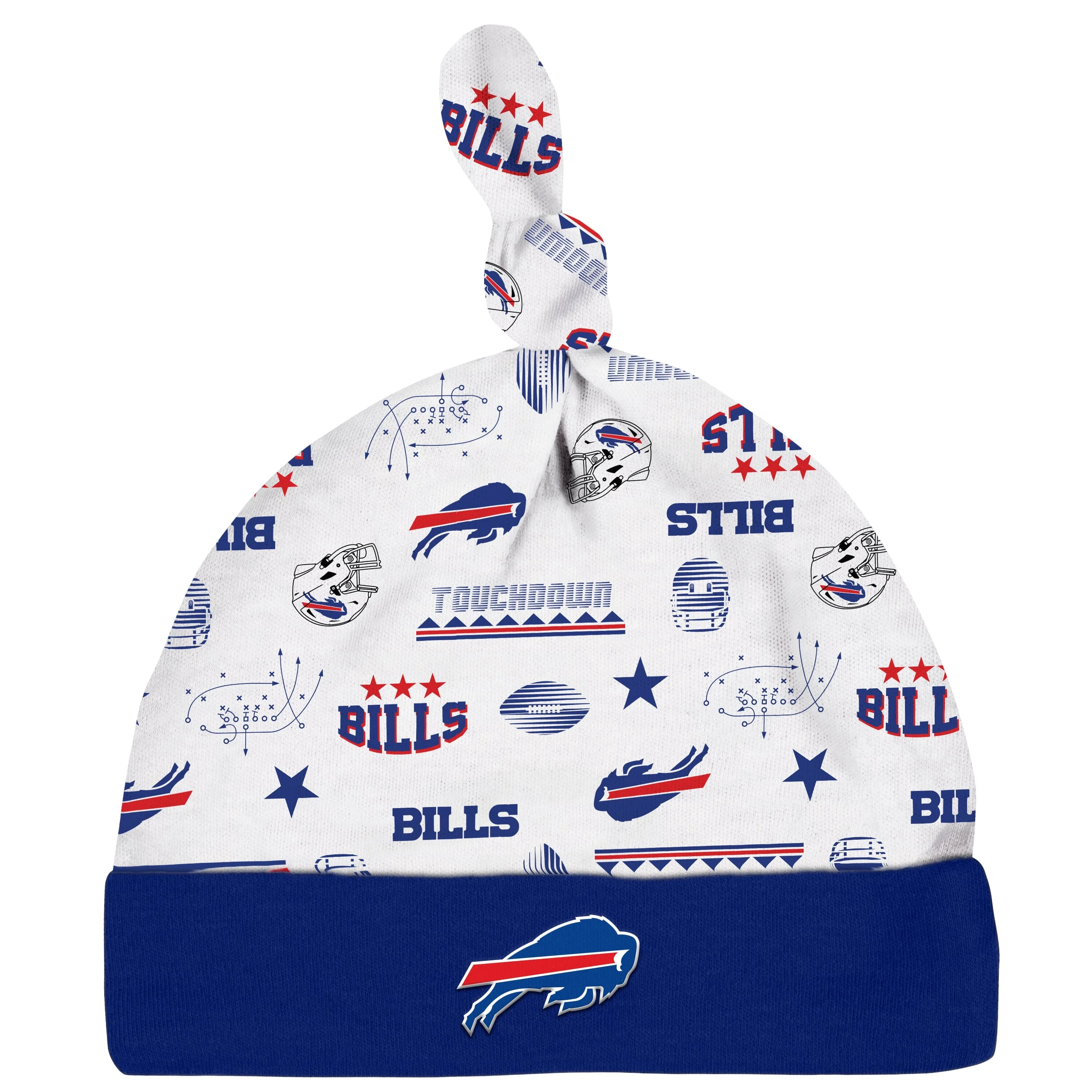 3-Piece Baby Boys Buffalo Bills Bodysuit, Sleep 'N Play, and Cap Set - Image 4