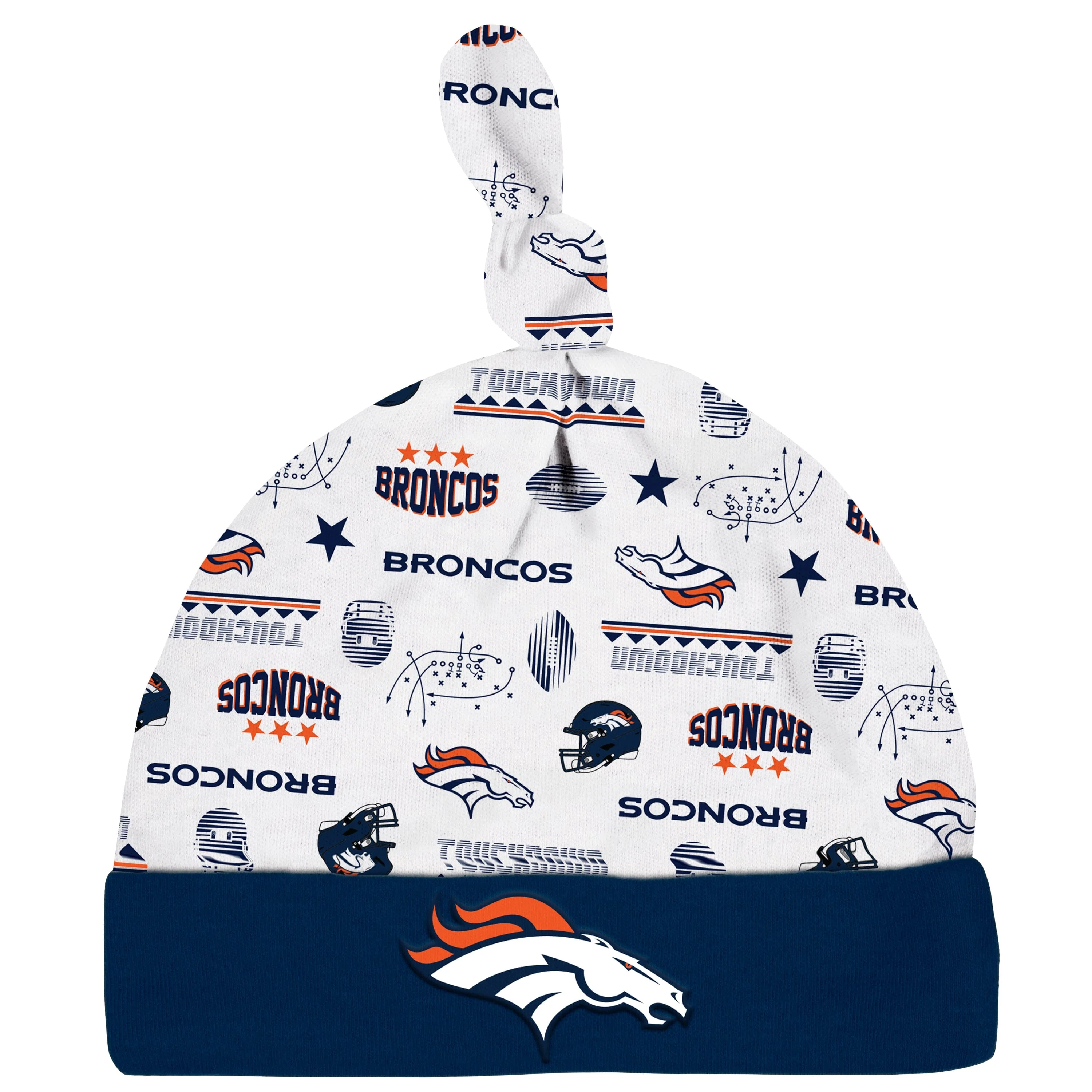 3-Piece Baby Boys Denver Broncos Bodysuit, Sleep 'N Play, and Cap Set - Image 4