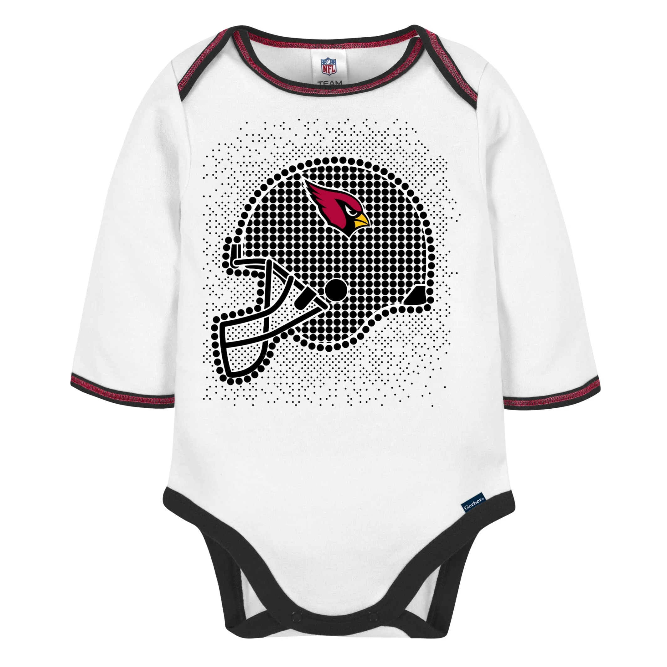 3-Piece Baby Boys Cardinals Bodysuit, Footed Pant, & Cap Set - Image 3