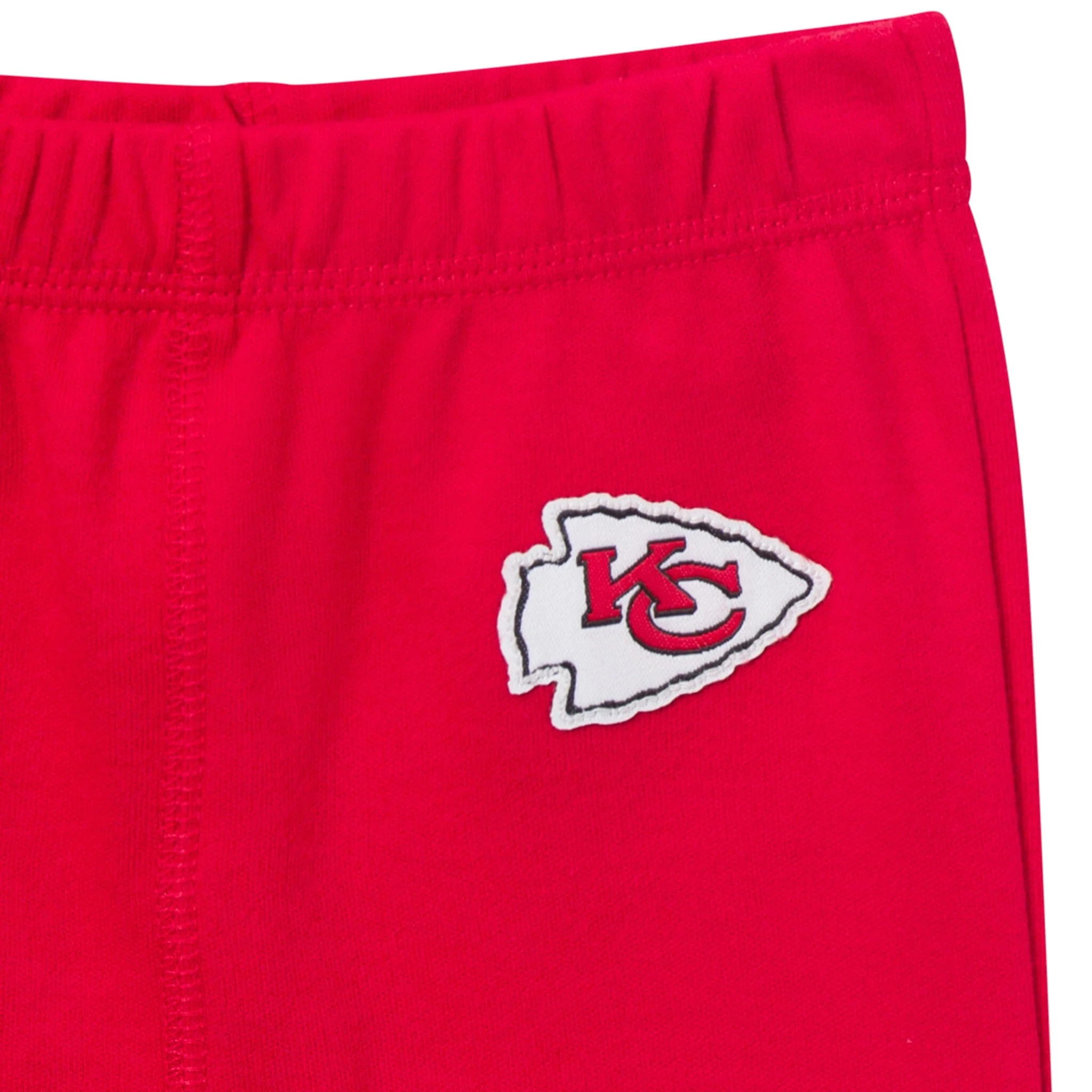 3-Piece Baby Boys Kansas City Chiefs Bodysuit, Active Pant and Cap Set - Image 5