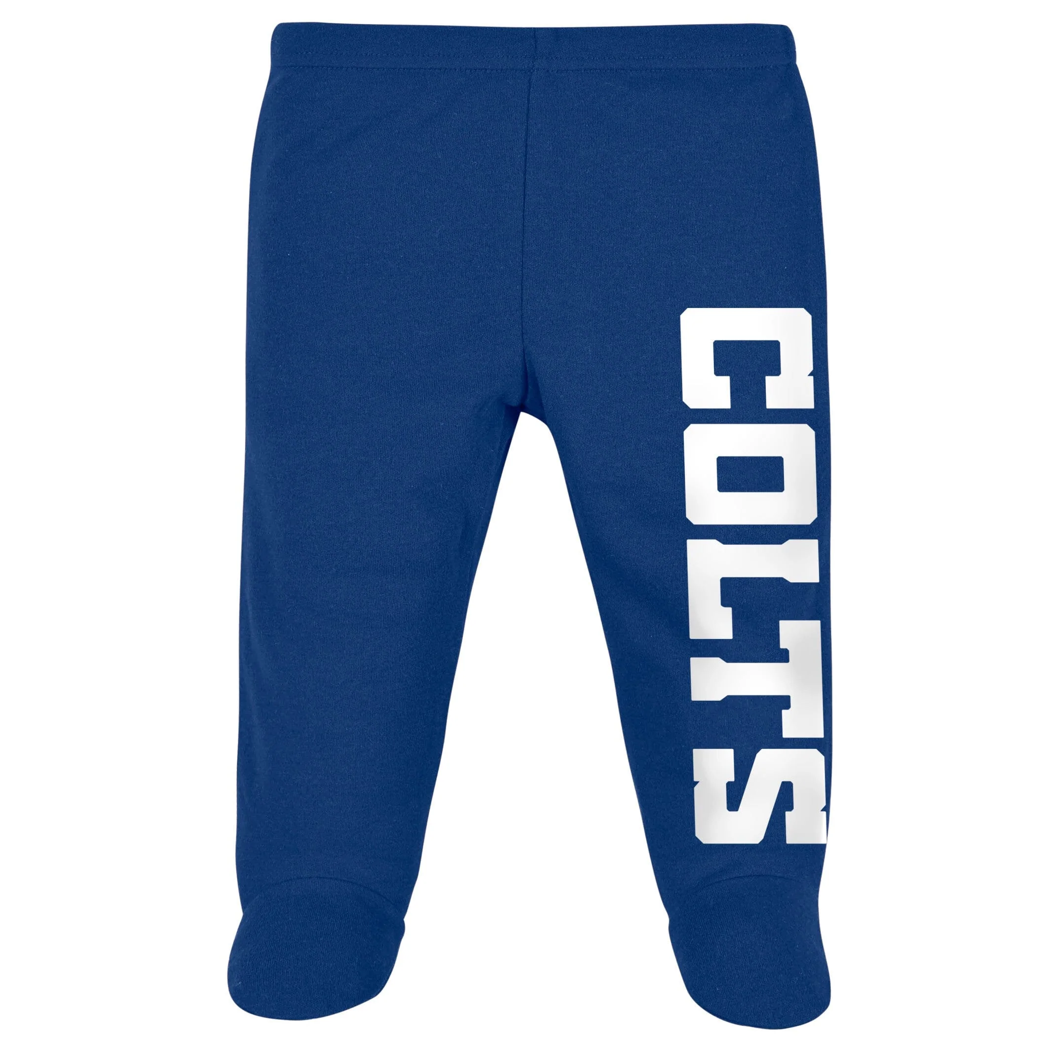 3-Piece Baby Boys Colts Bodysuit, Footed Pant, & Cap Set - Image 4