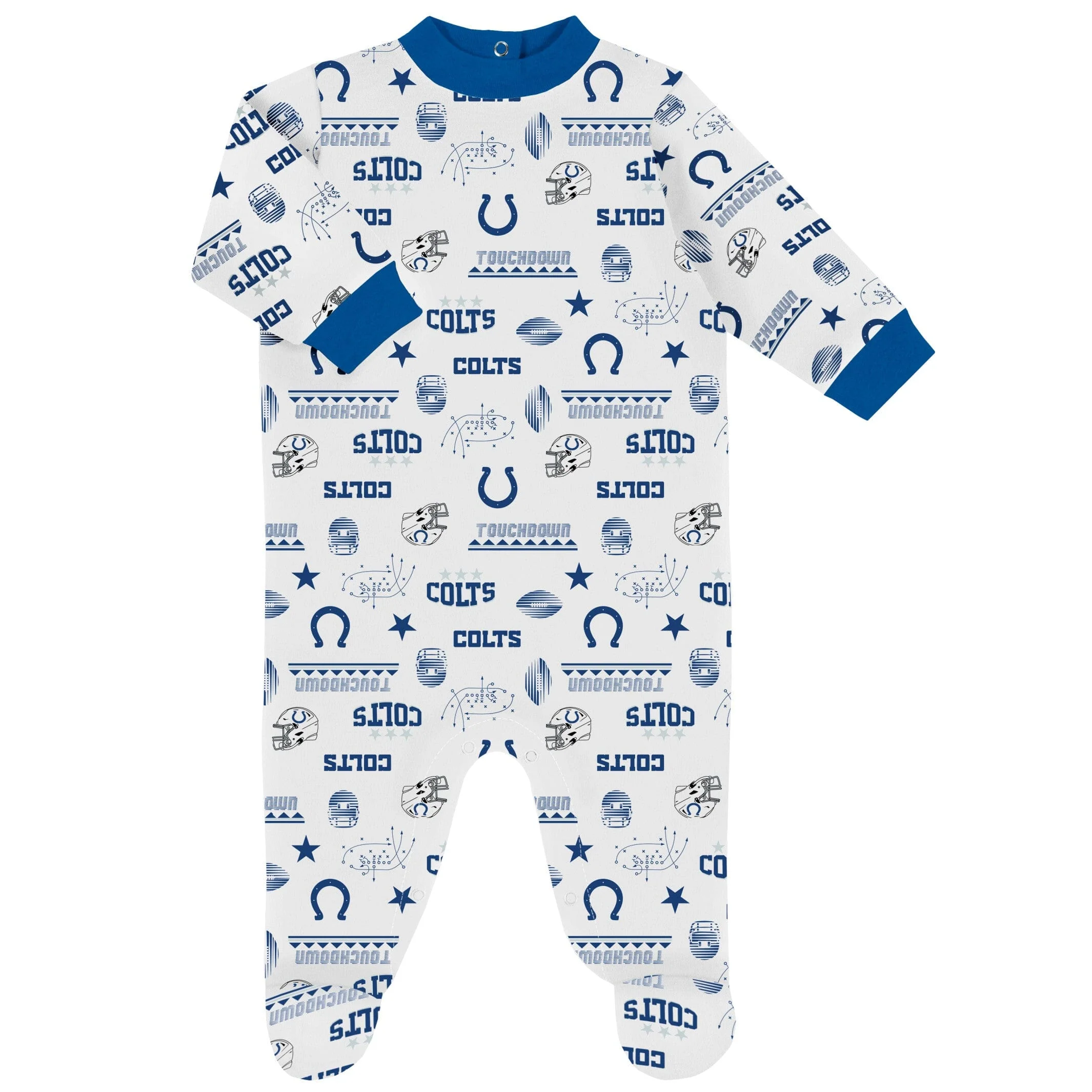 3-Piece Baby Boys Colts Bodysuit, Sleep 'N Play & Cap Set - Image 3