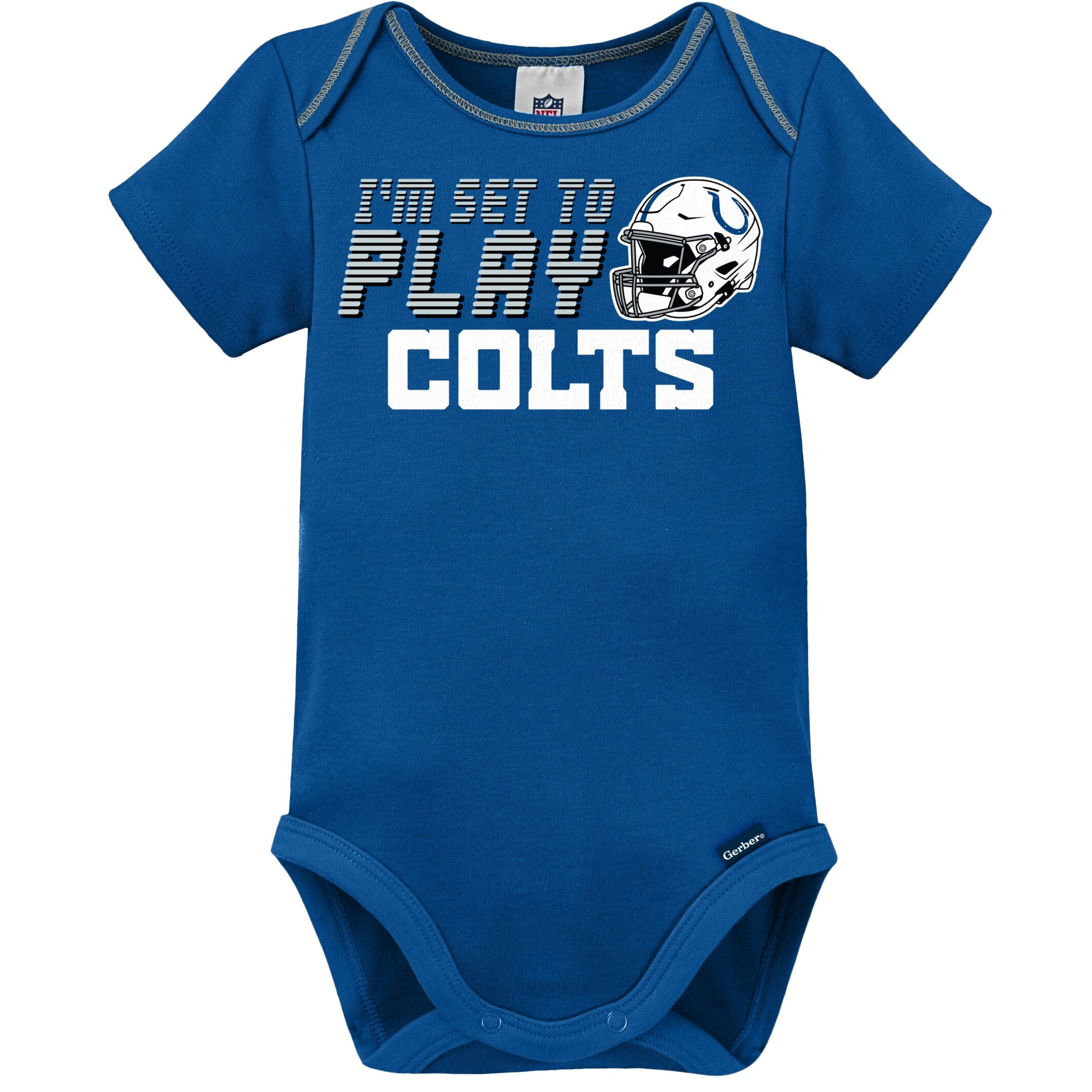 3-Piece Baby Boys Colts Bodysuit, Sleep 'N Play & Cap Set - Image 4