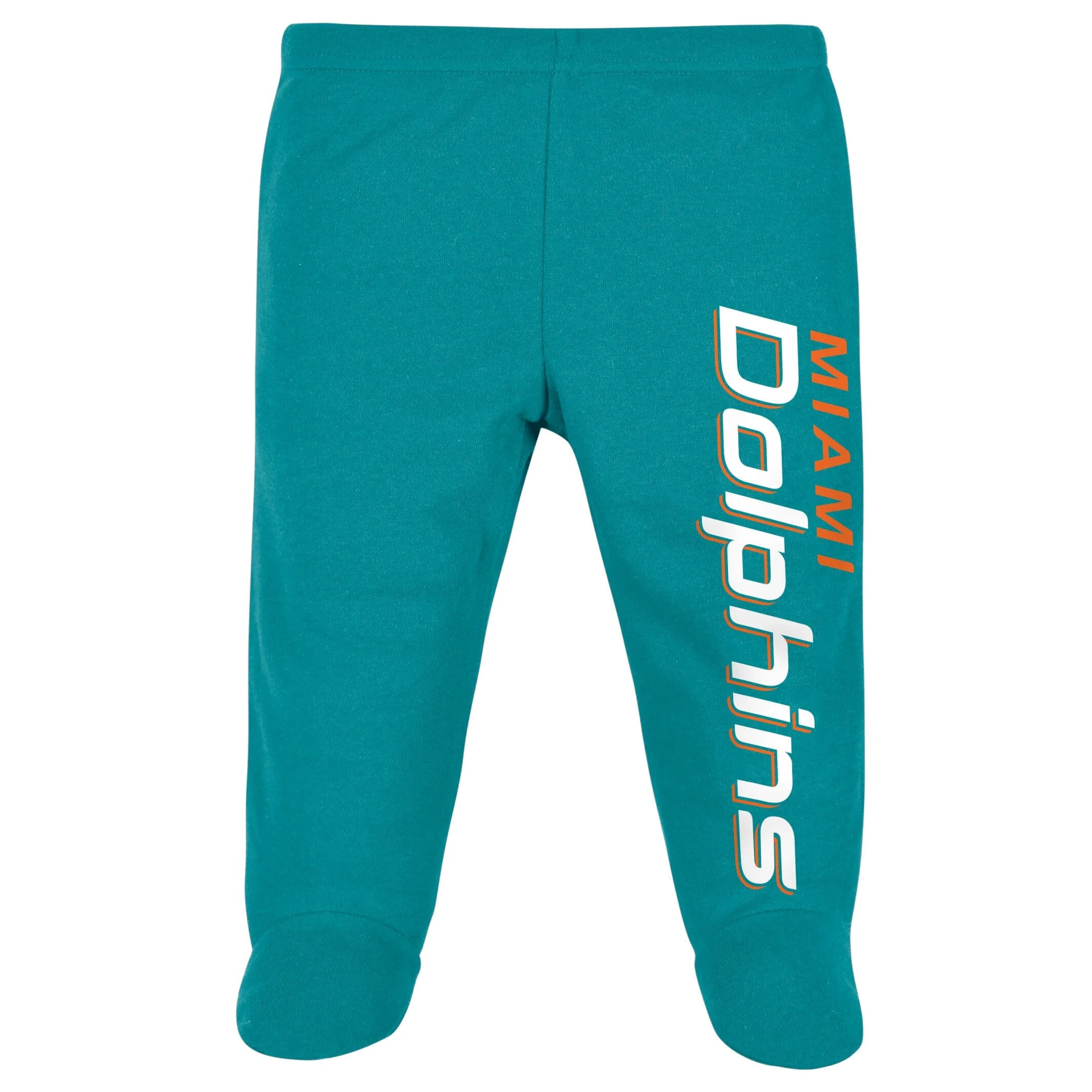 3-Piece Baby Boys Dolphins Bodysuit, Footed Pant, & Cap Set - Image 4