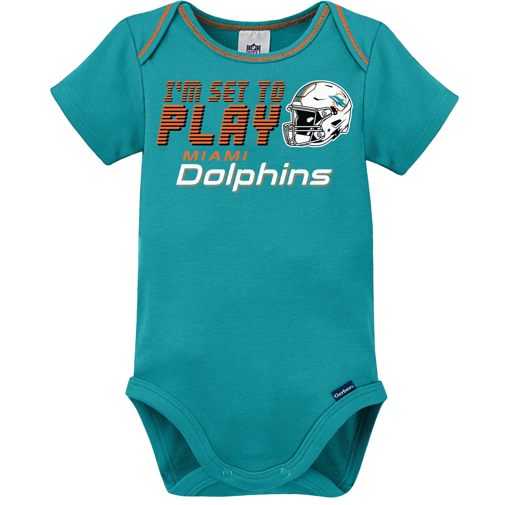 3-Piece Baby Boys Dolphins Bodysuit, Sleep 'N Play & Cap Set - Image 4
