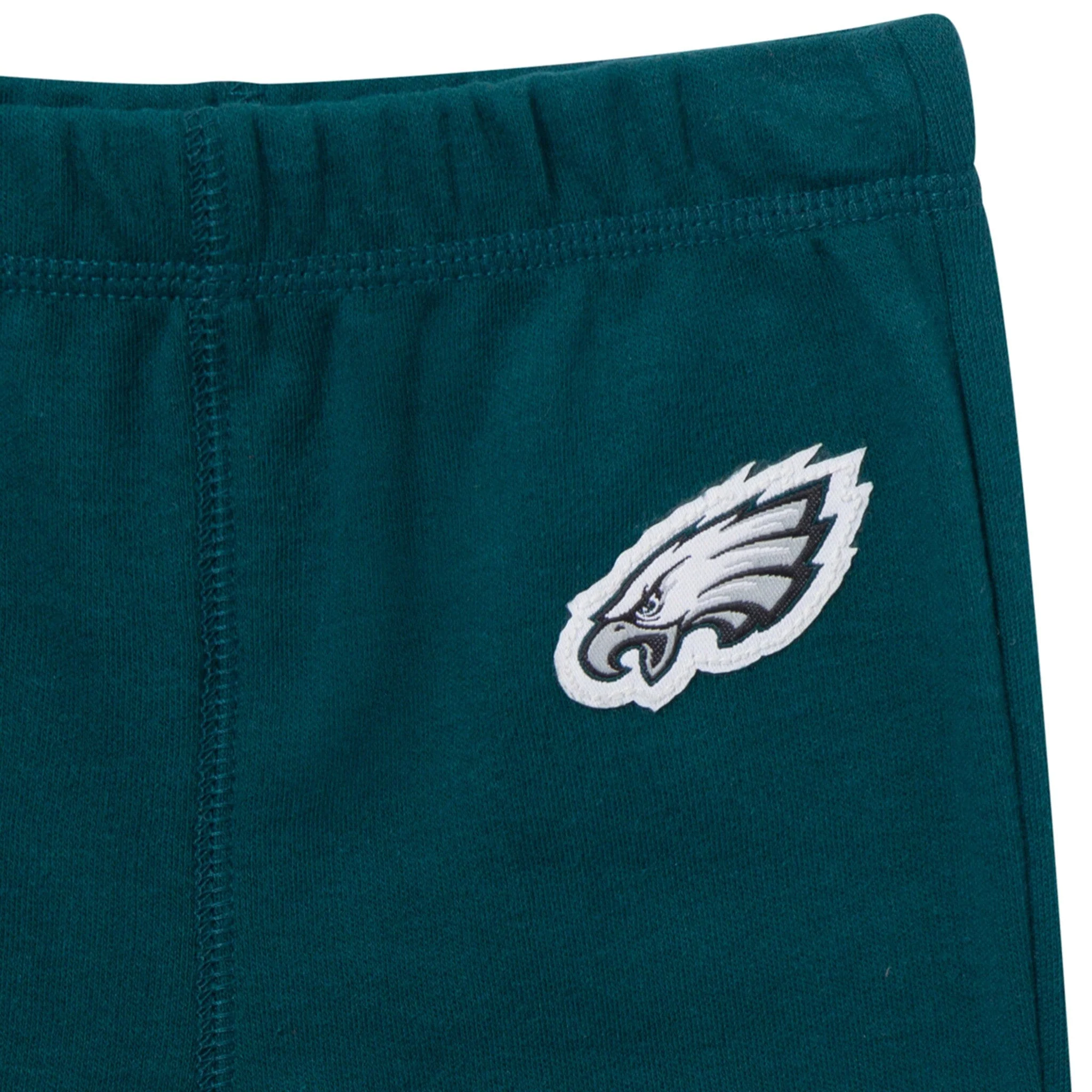 3-Piece Baby Boys Philadelphia Eagles Bodysuit, Active Pant and Cap Set - Image 5
