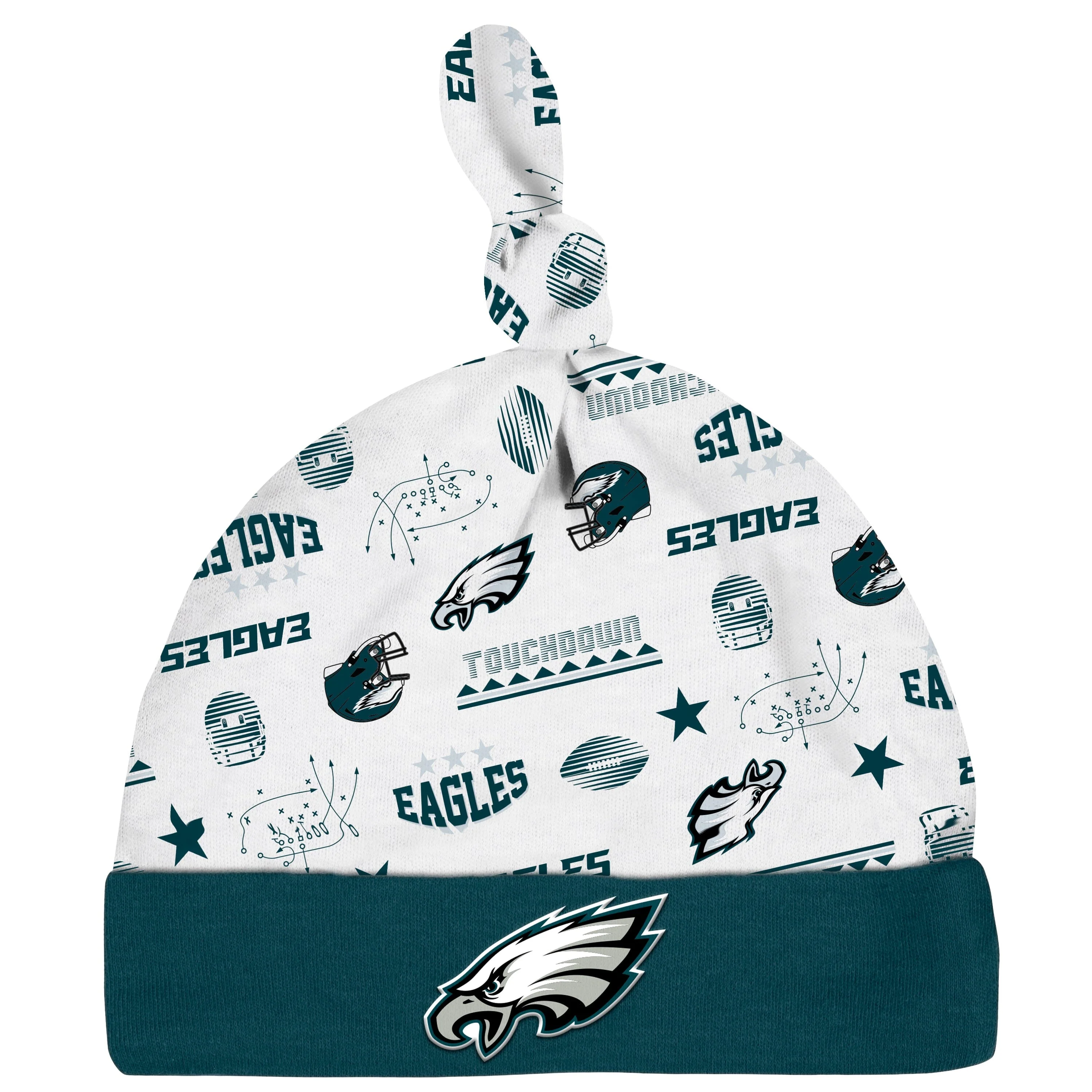 3-Piece Baby Boys Philadelphia Eagles Bodysuit, Sleep 'N Play, and Cap Set - Image 4