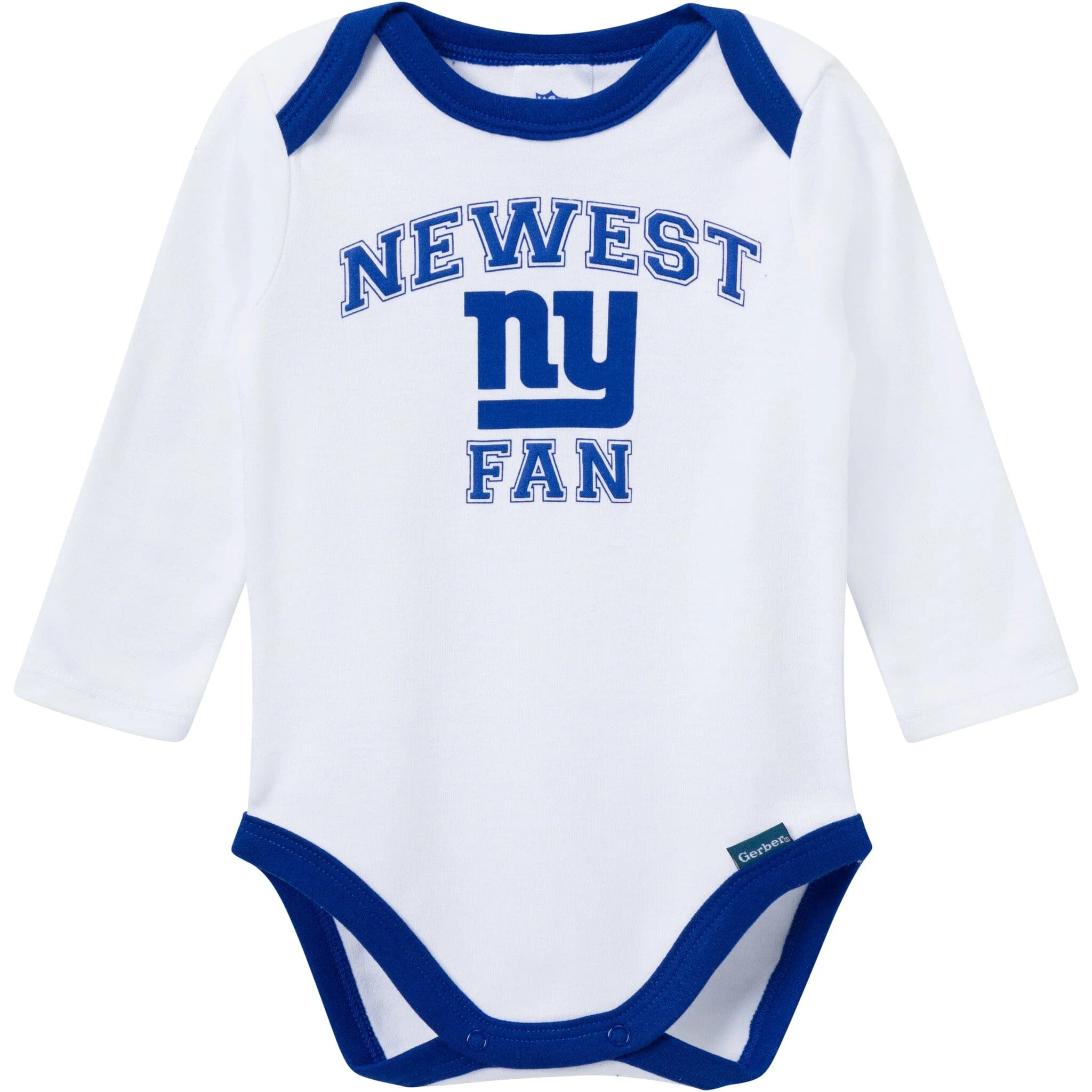 3-Piece Baby Boys New York Giants Bodysuit, Active Pant and Cap Set - Image 4