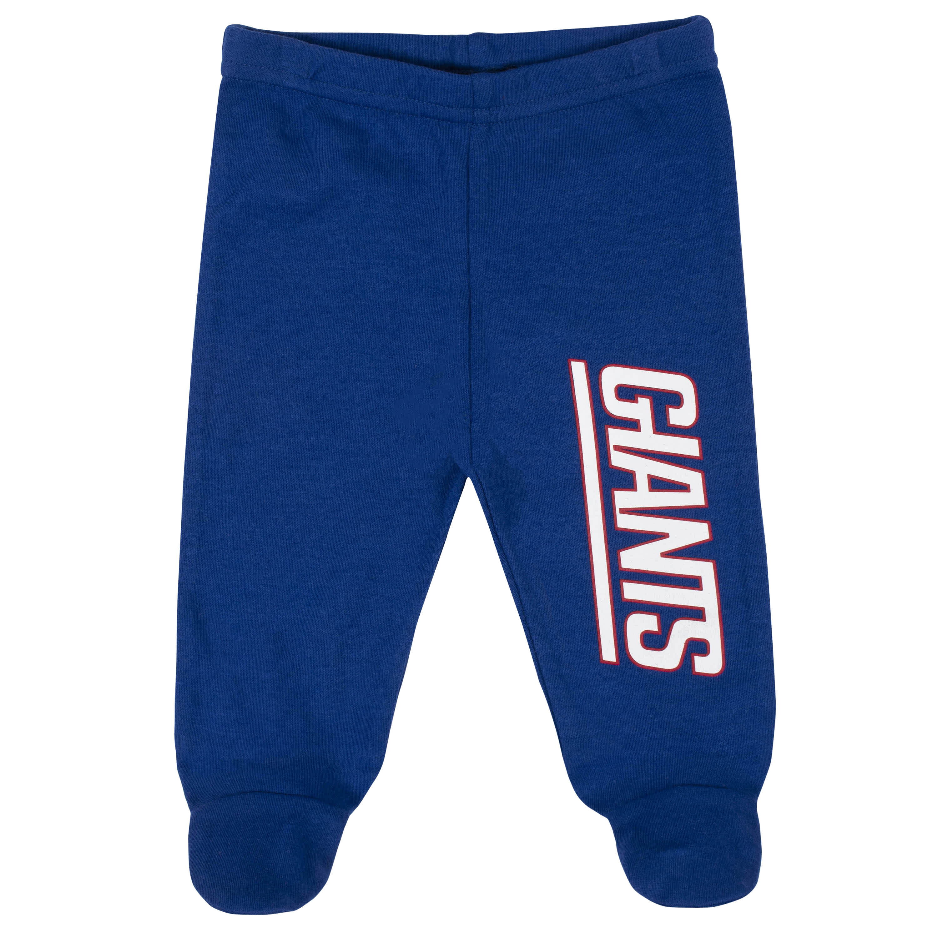 3-Piece Baby Boys New York Giants Bodysuit, Footed Pant, and Cap Set - Image 3