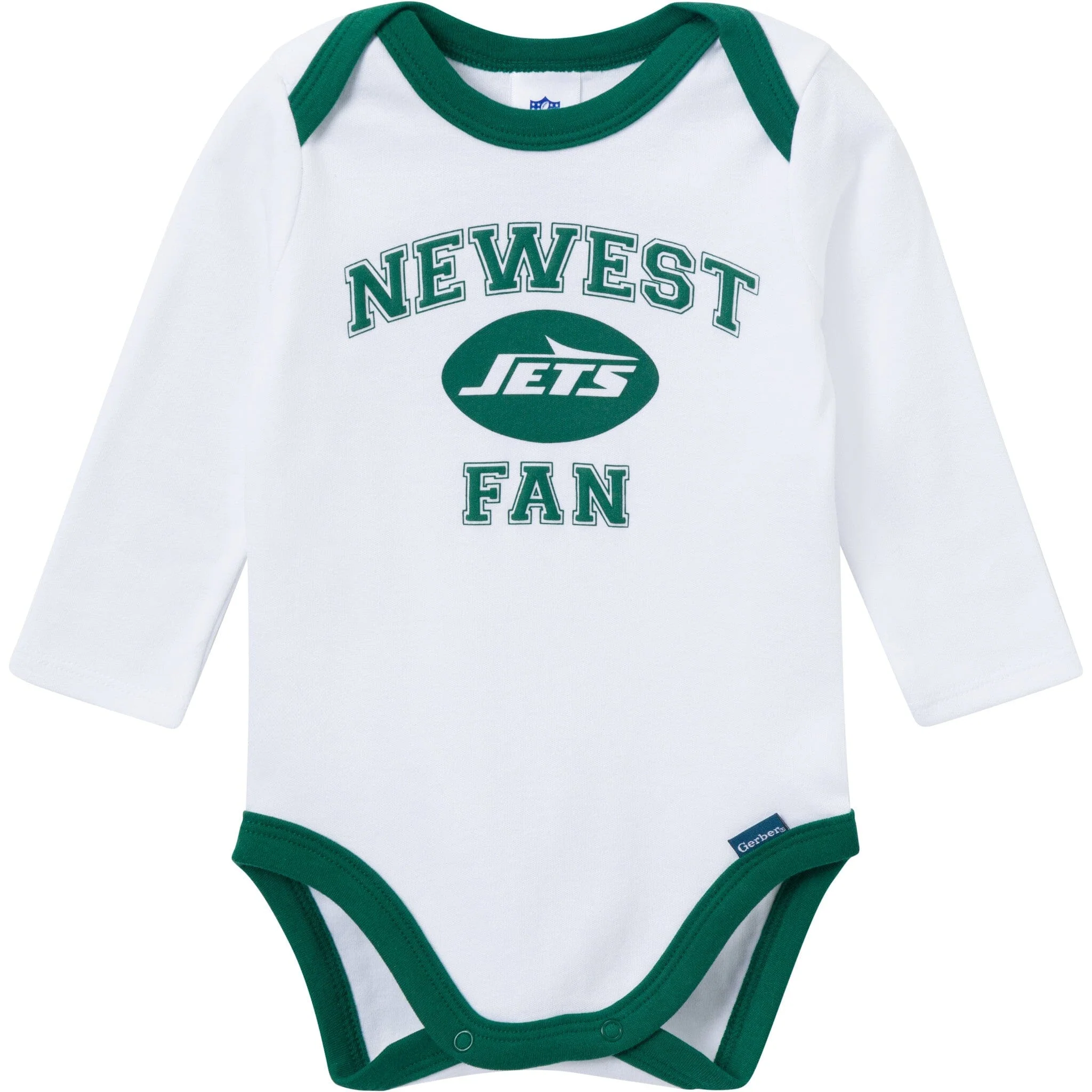 3-Piece Baby Boys New York Jets Bodysuit, Active Pant and Cap Set - Image 2