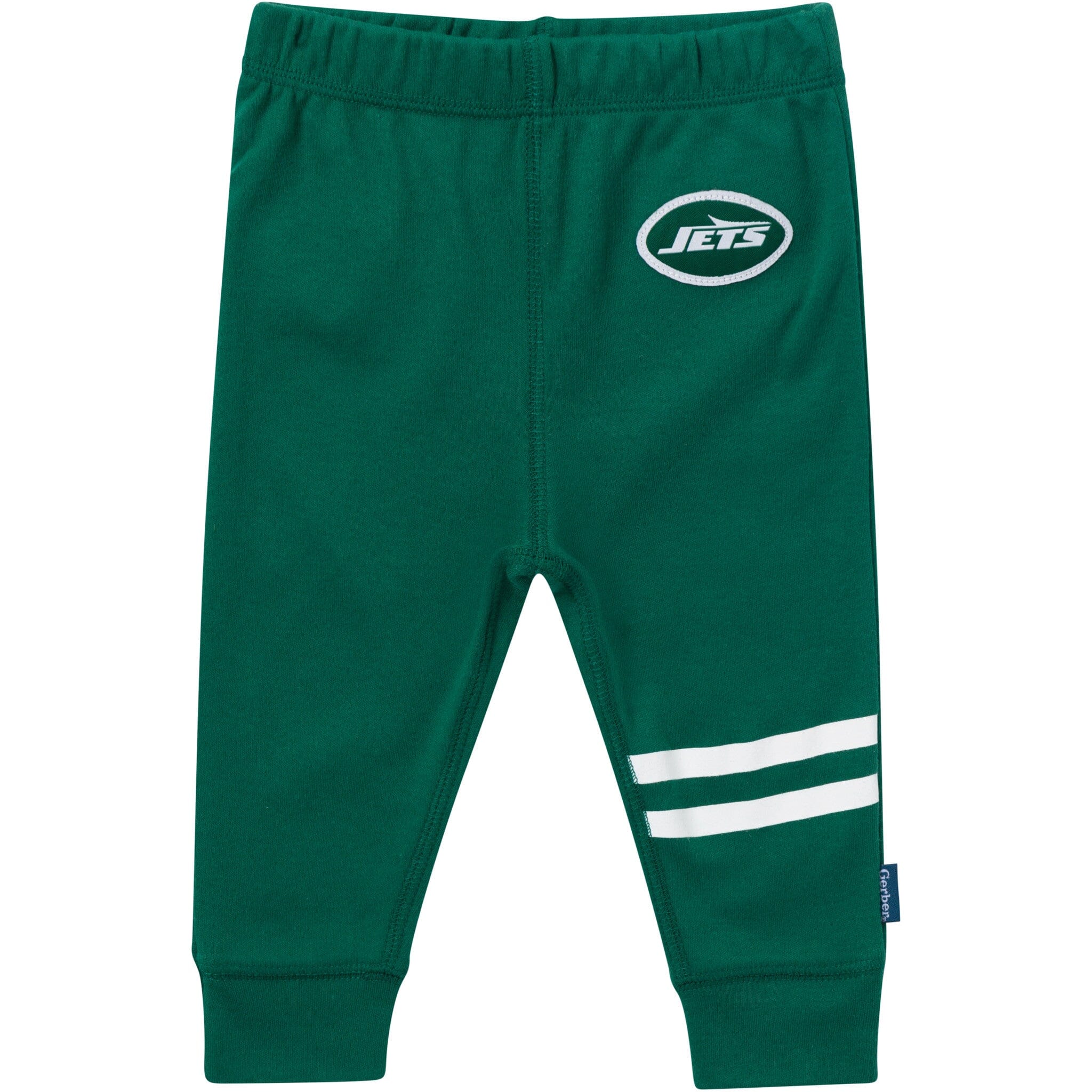 3-Piece Baby Boys New York Jets Bodysuit, Active Pant and Cap Set - Image 4
